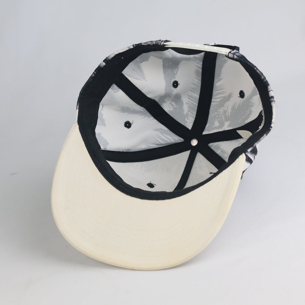Thrifted Cali Club Tropical Printed Flat Brim Snapback Cap (Size 57–58 cm) | 10828