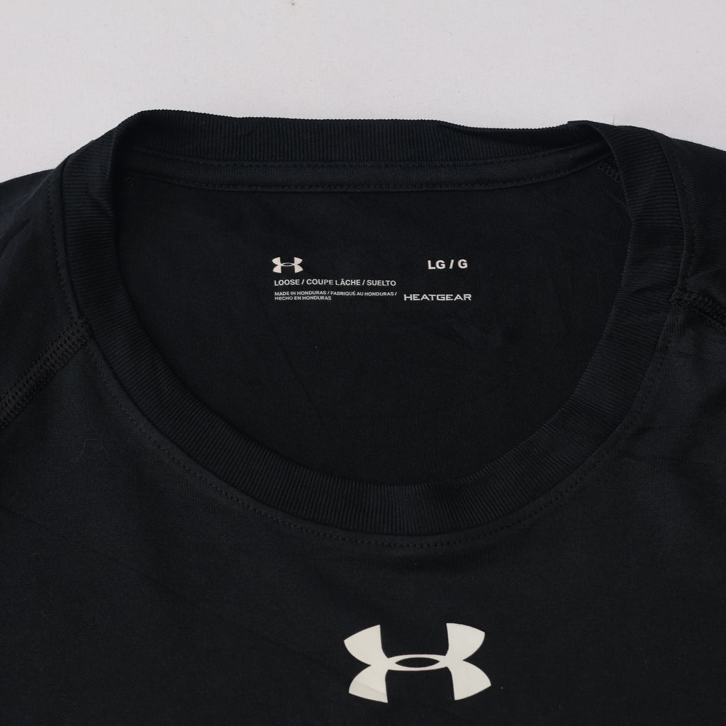 Under Armour HeatGear Bulldogs Graphic Thrifted Tee - Men's Large Black