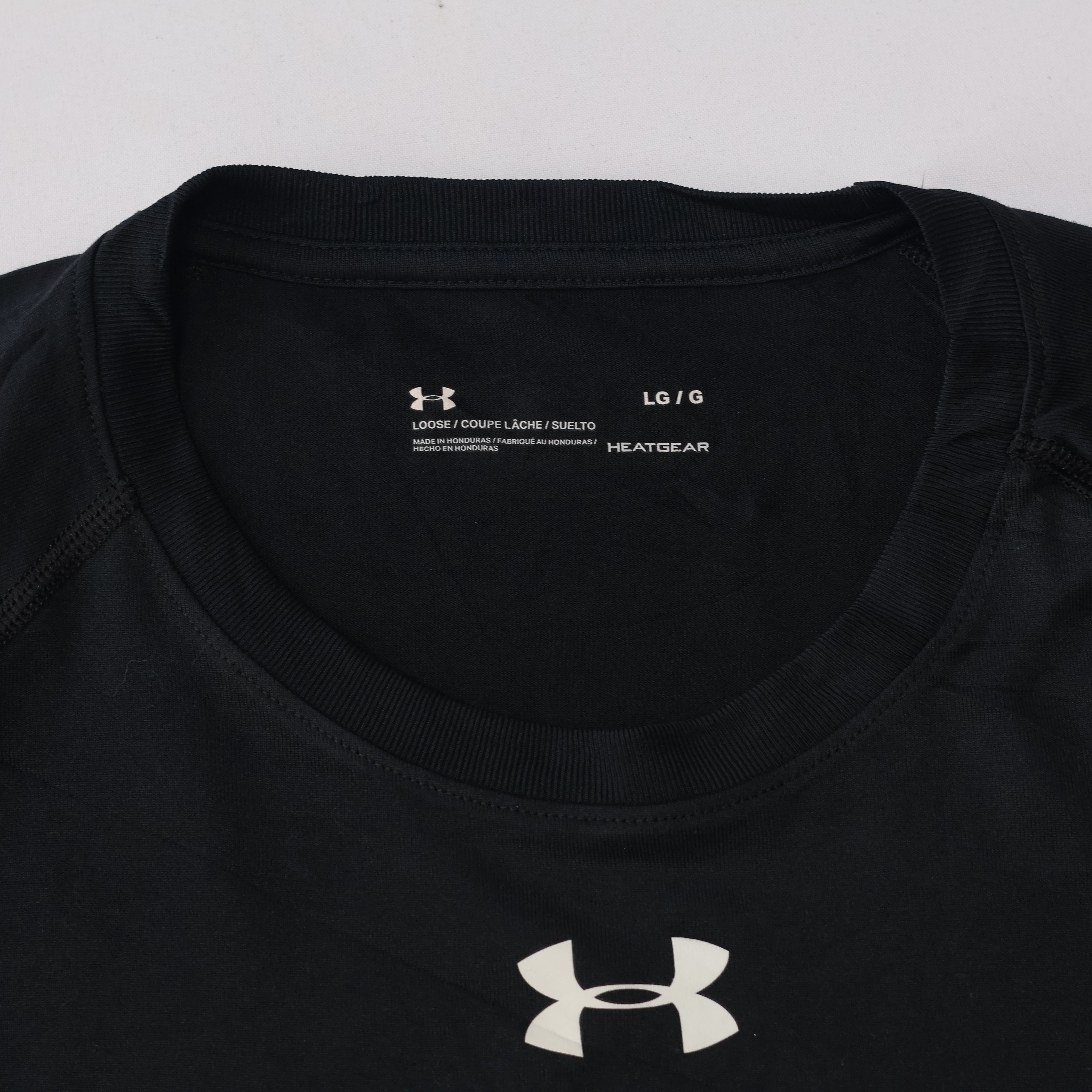 Under Armour HeatGear Bulldogs Graphic Thrifted Tee - Men's Large Black