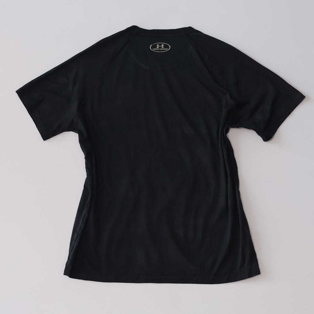 Under Armour HeatGear Bulldogs Graphic Thrifted Tee - Men's Large Black