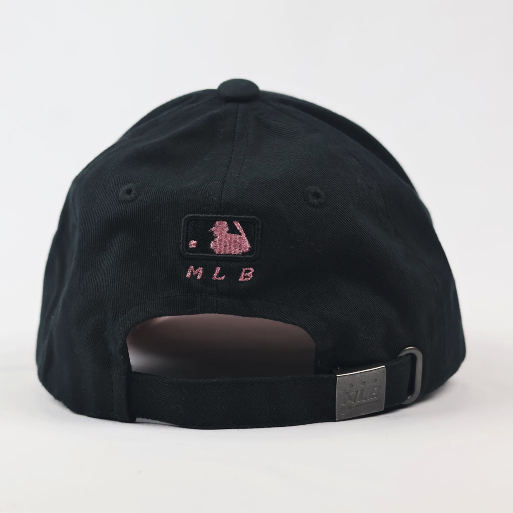 MLB Korea Kids NY Yankees Baseball Thrifted Cap - Pink Glitter Brim Edition