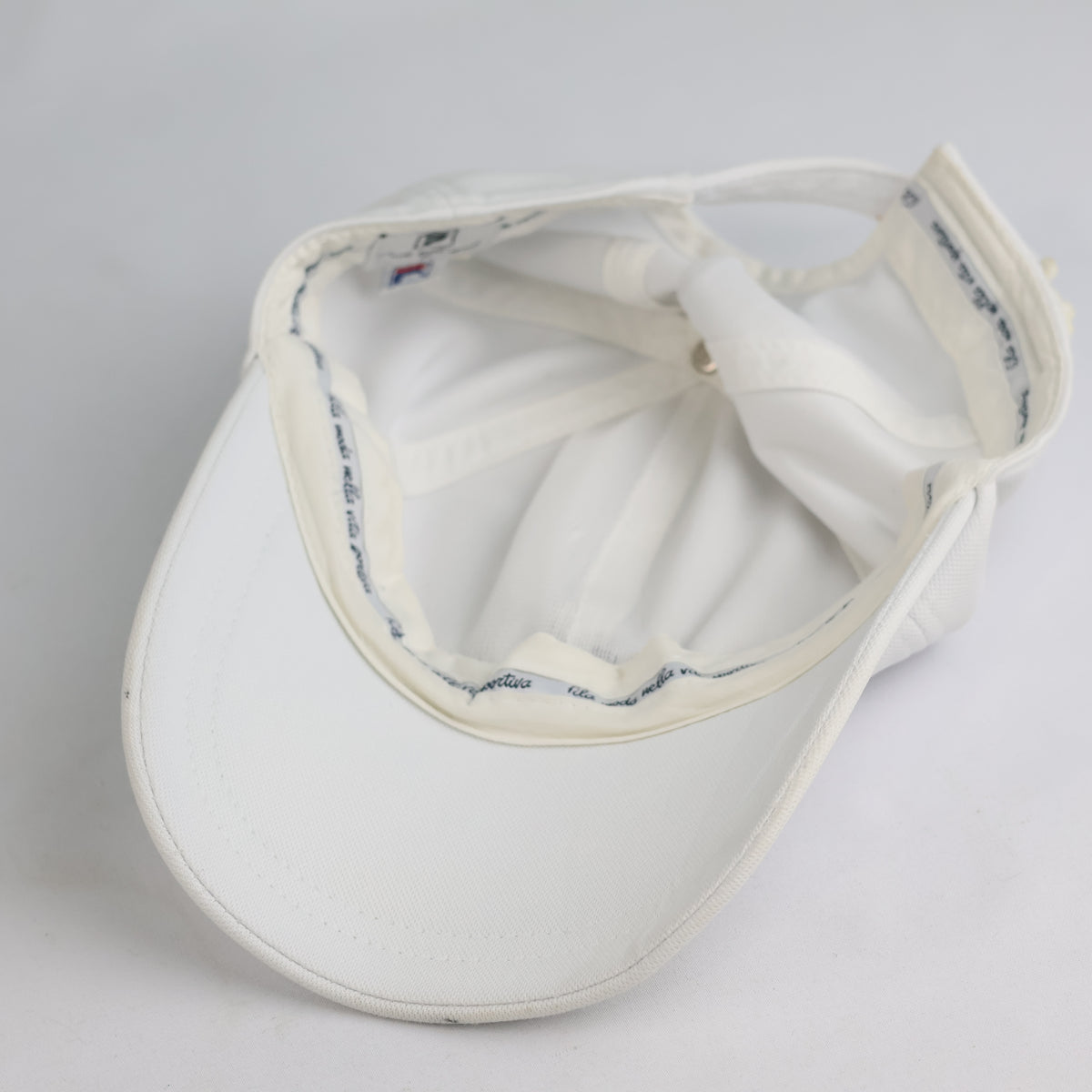 Thrifted Fila Classic White Mini F-Box Embroidered Strapback Cap (Size 56–57 cm)  |10854