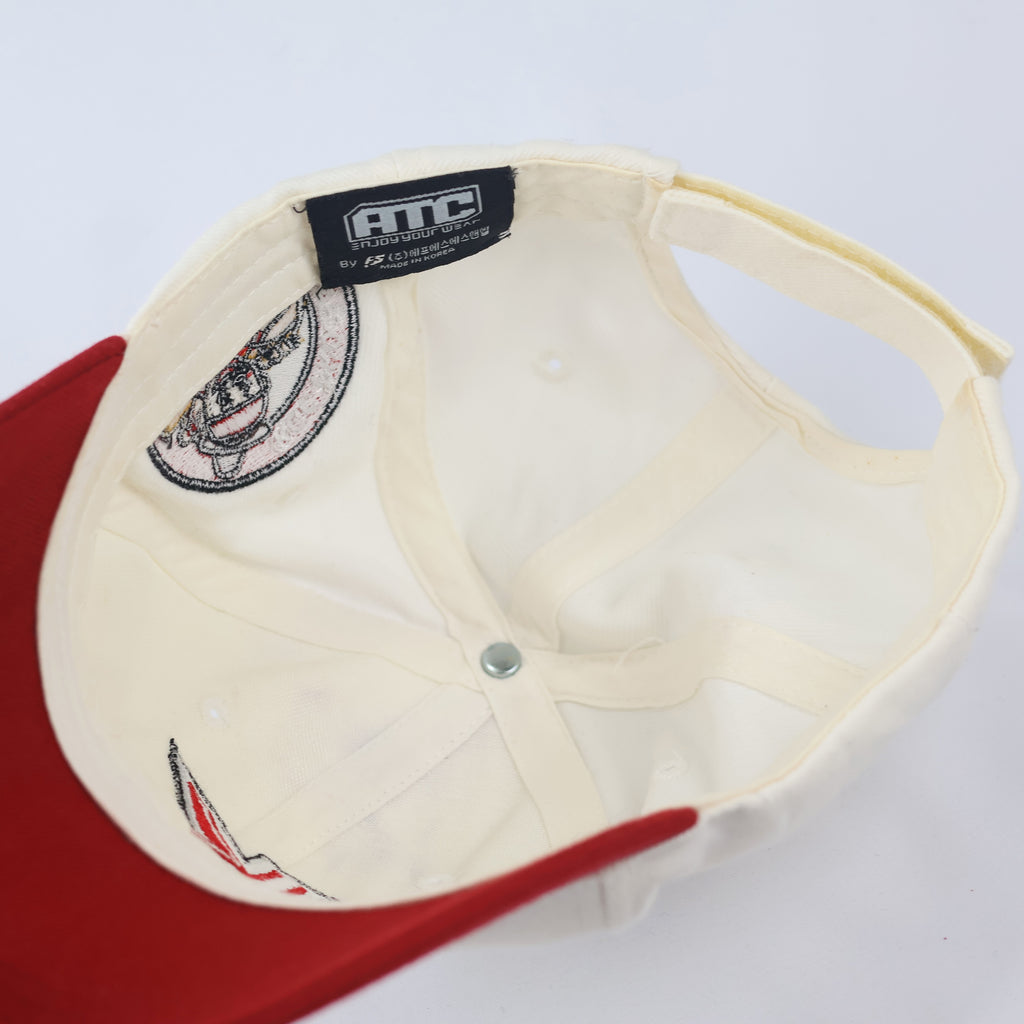 Authentic ATC Korea Anyang Red Boosters KBL Thrifted Cap - Adjustable Unisex Sport Hat