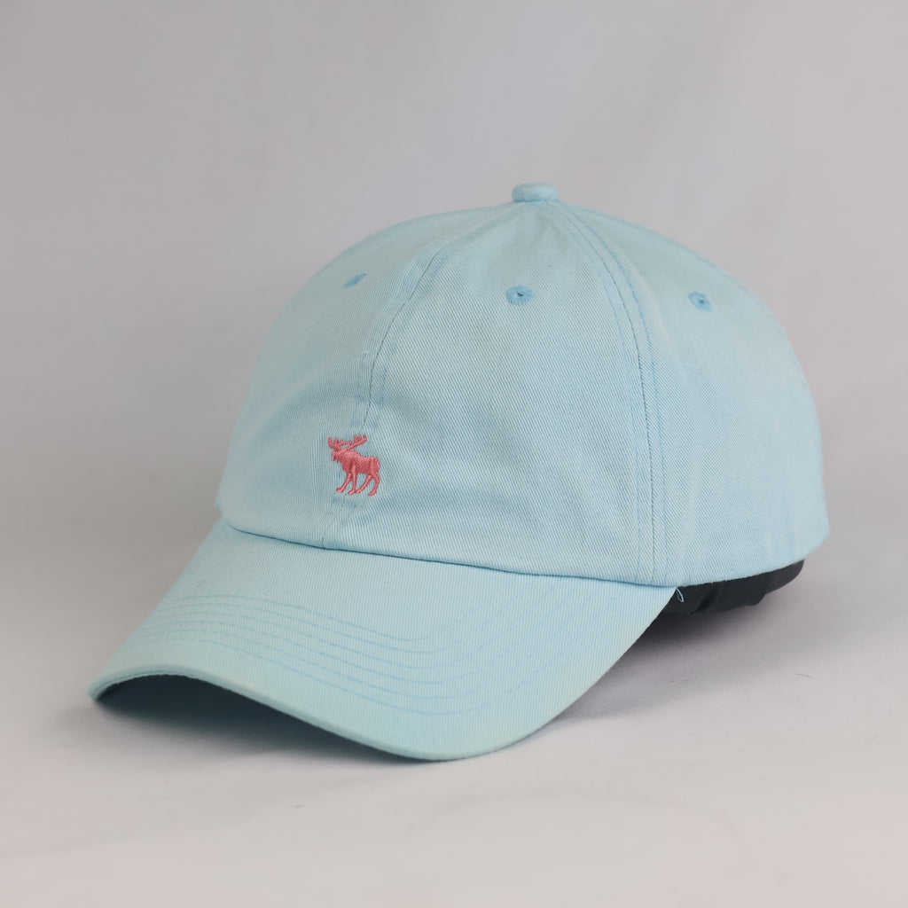 Thrifted Abercrombie & Fitch Sky Blue Cotton Baseball Cap | 10889