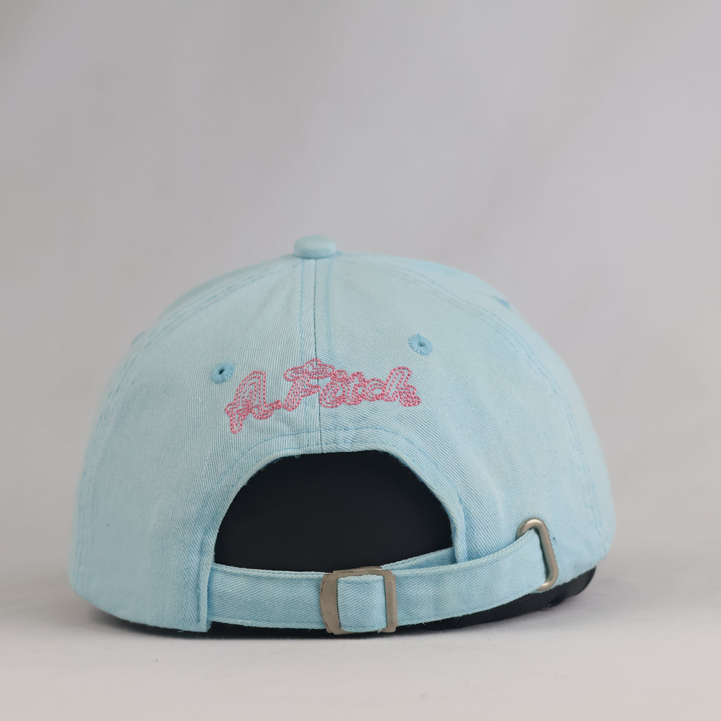 Thrifted Abercrombie & Fitch Sky Blue Cotton Baseball Cap | 10889