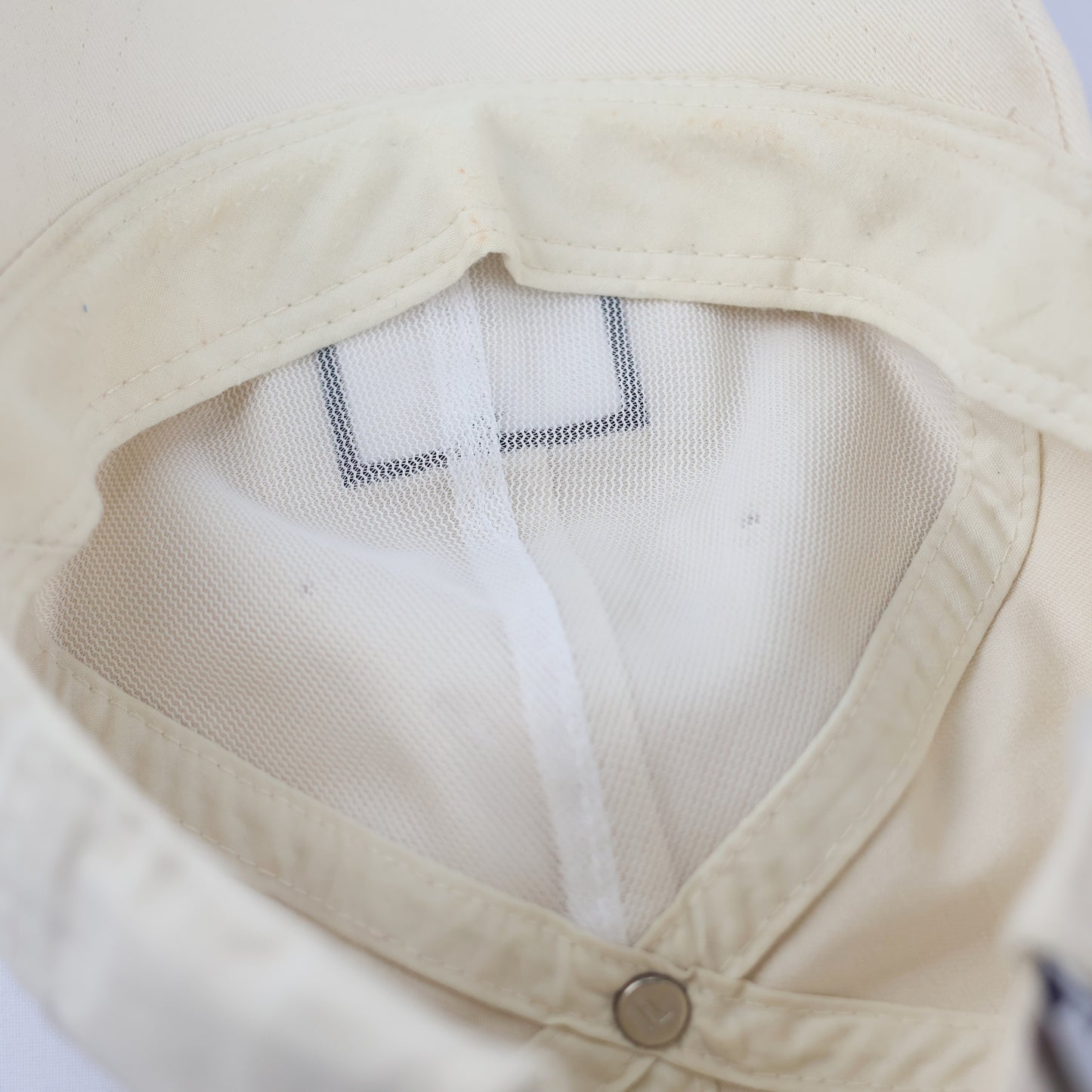 FILA Biella Italia Heritage Patch Thrifted Cap - Classic Cream Unisex Baseball Hat