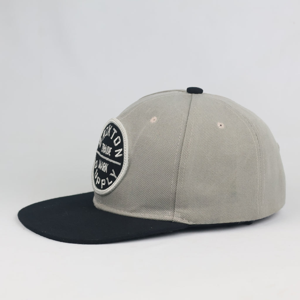 Vintage Brixton Trade Mark Supply Hat | Thrifted Grey Black Snapback Cap