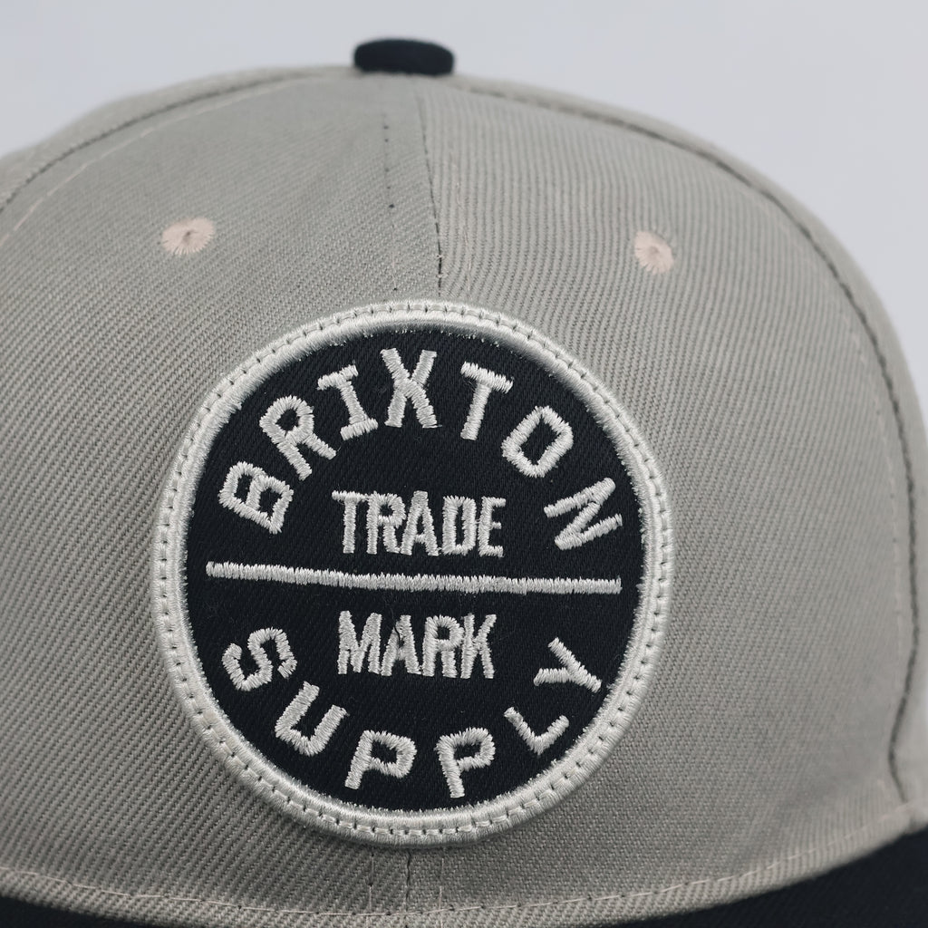 Vintage Brixton Trade Mark Supply Hat | Thrifted Grey Black Snapback Cap