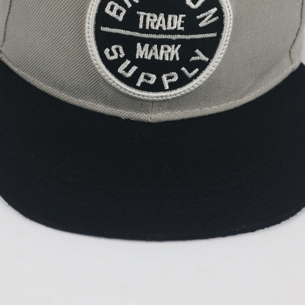 Vintage Brixton Trade Mark Supply Hat | Thrifted Grey Black Snapback Cap