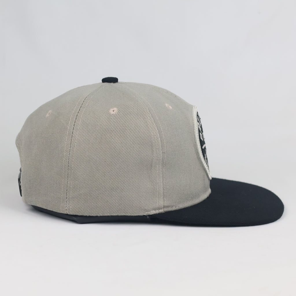 Vintage Brixton Trade Mark Supply Hat | Thrifted Grey Black Snapback Cap