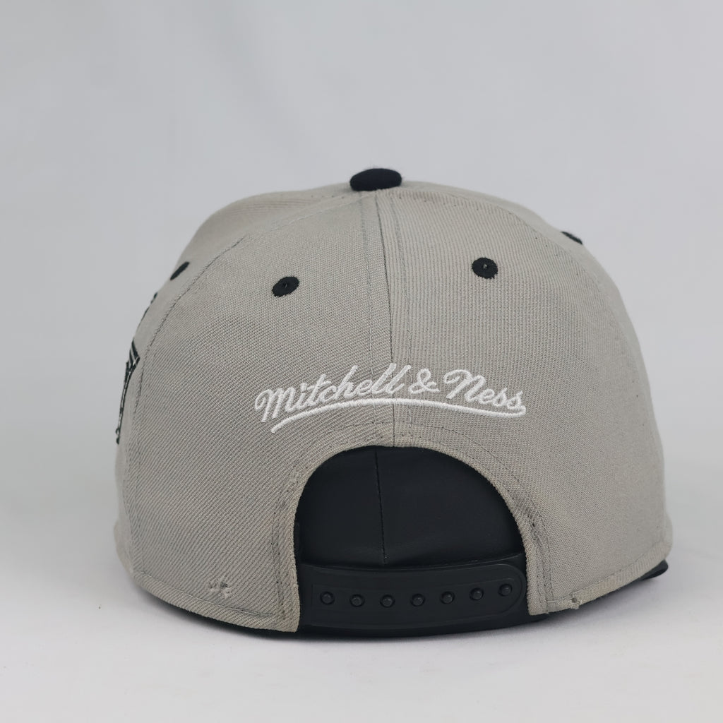 Vintage Mitchell & Ness LA Kings Snapback Hat | Thrifted Grey Black NHL Hockey Cap