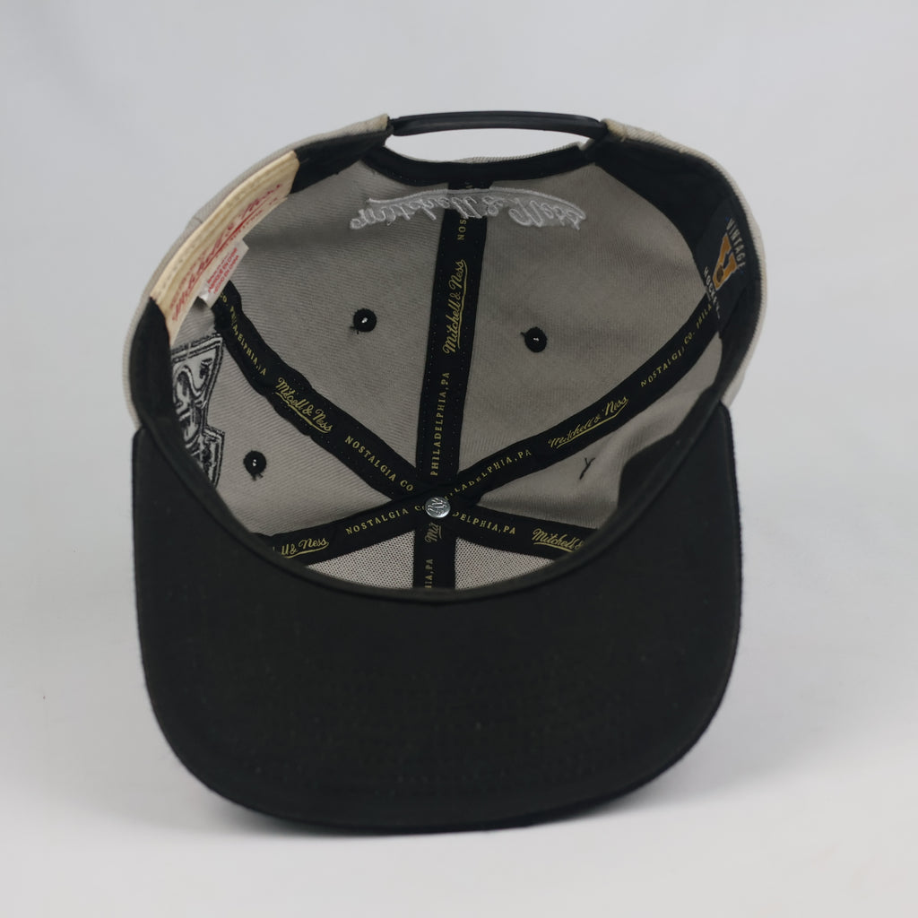 Vintage Mitchell & Ness LA Kings Snapback Hat | Thrifted Grey Black NHL Hockey Cap