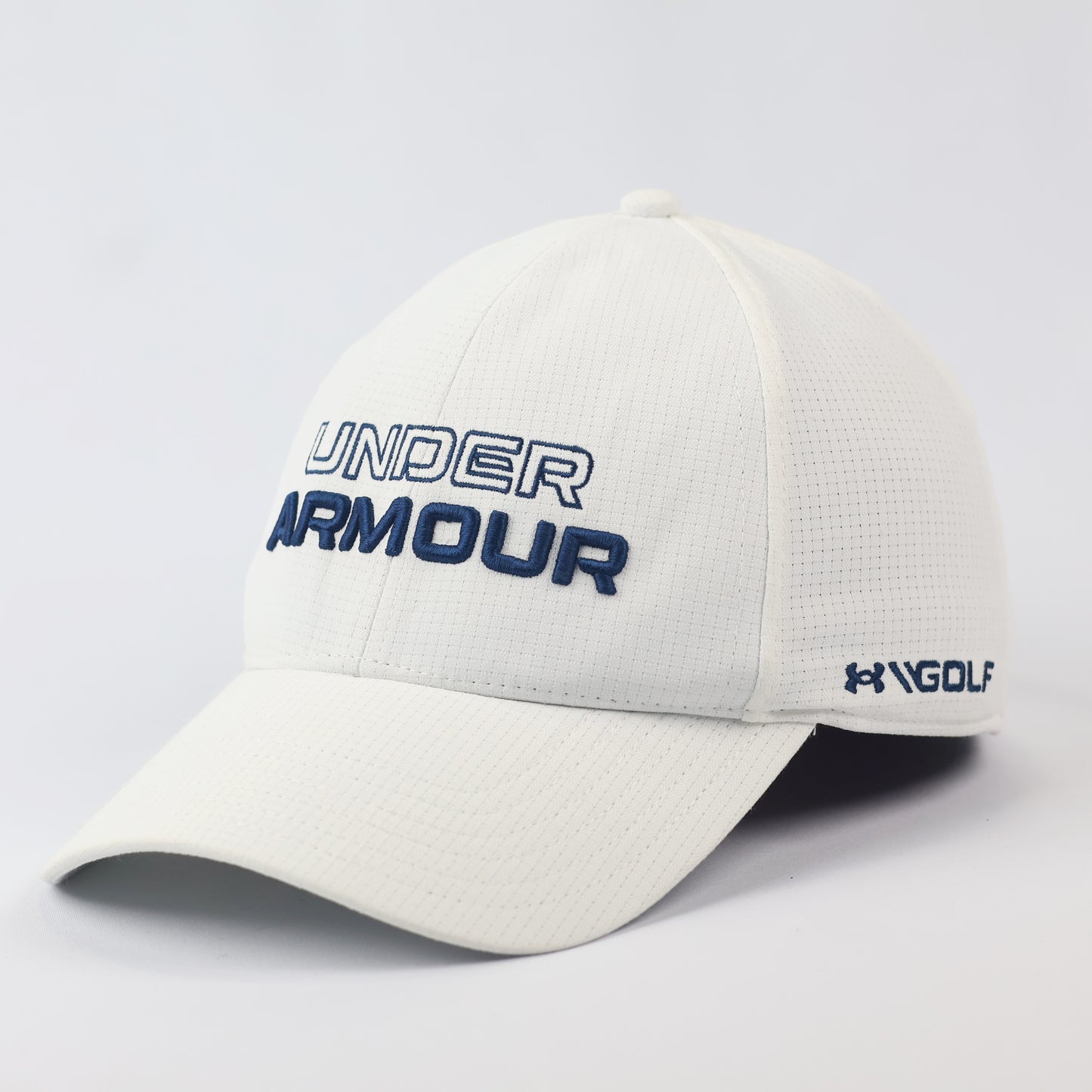 Under Armour Golf ArmourVent™ Performance Thrifted Cap - Breathable White Sport Hat