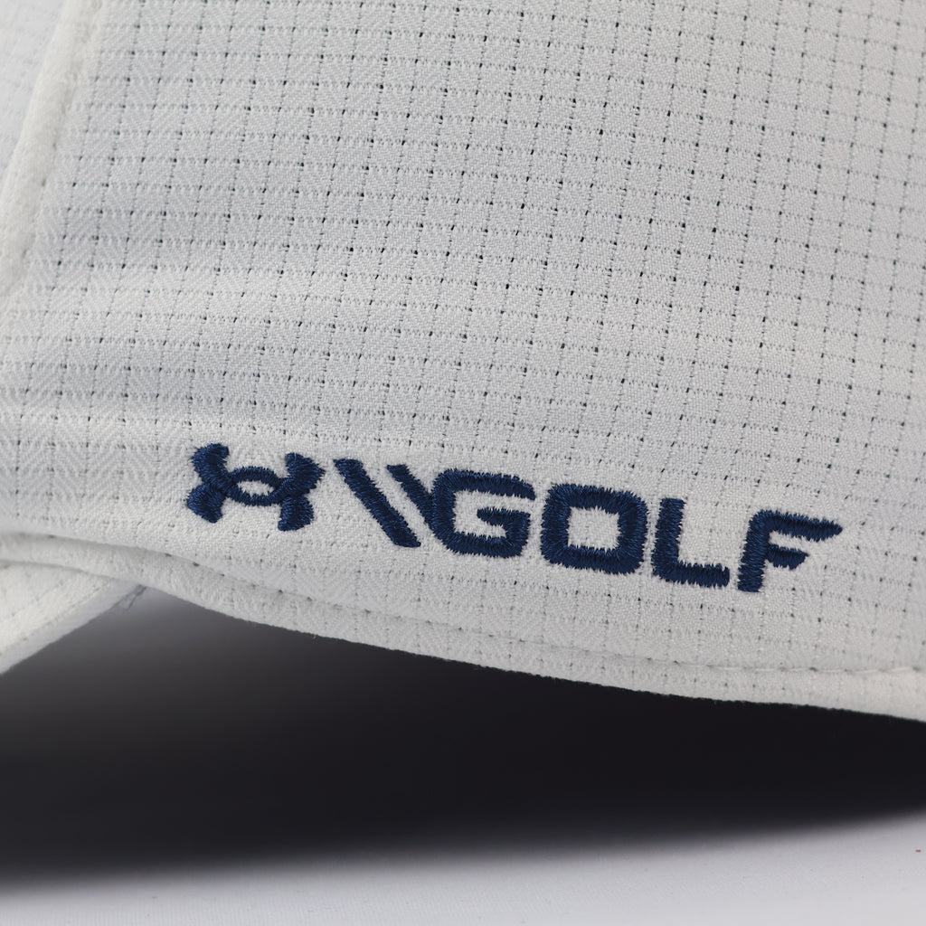 Under Armour Golf ArmourVent™ Performance Thrifted Cap - Breathable White Sport Hat