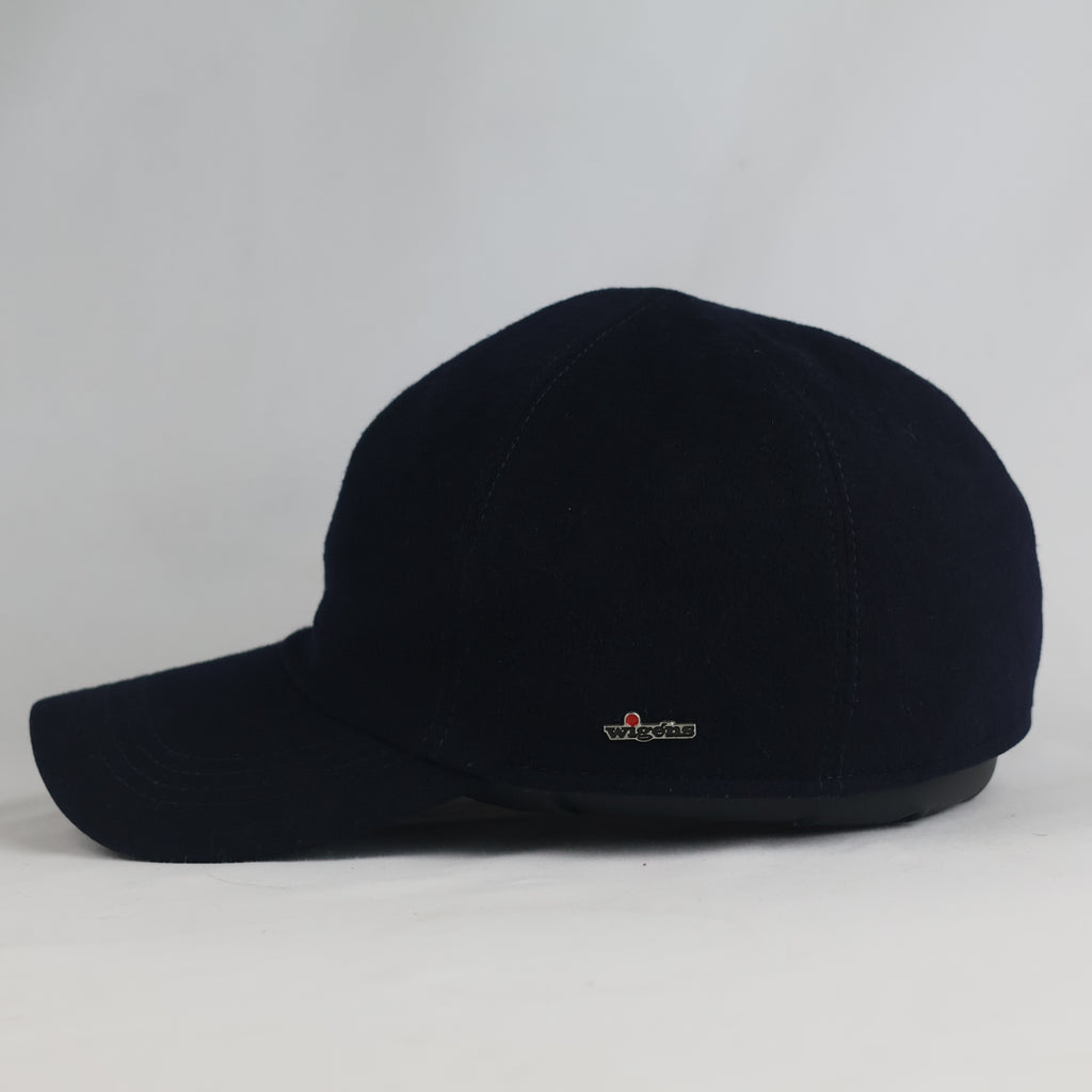 Thrifted Wigéns Dark Navy Wool Loro Piana Baseball Cap (Size 57–58 cm) | 10847