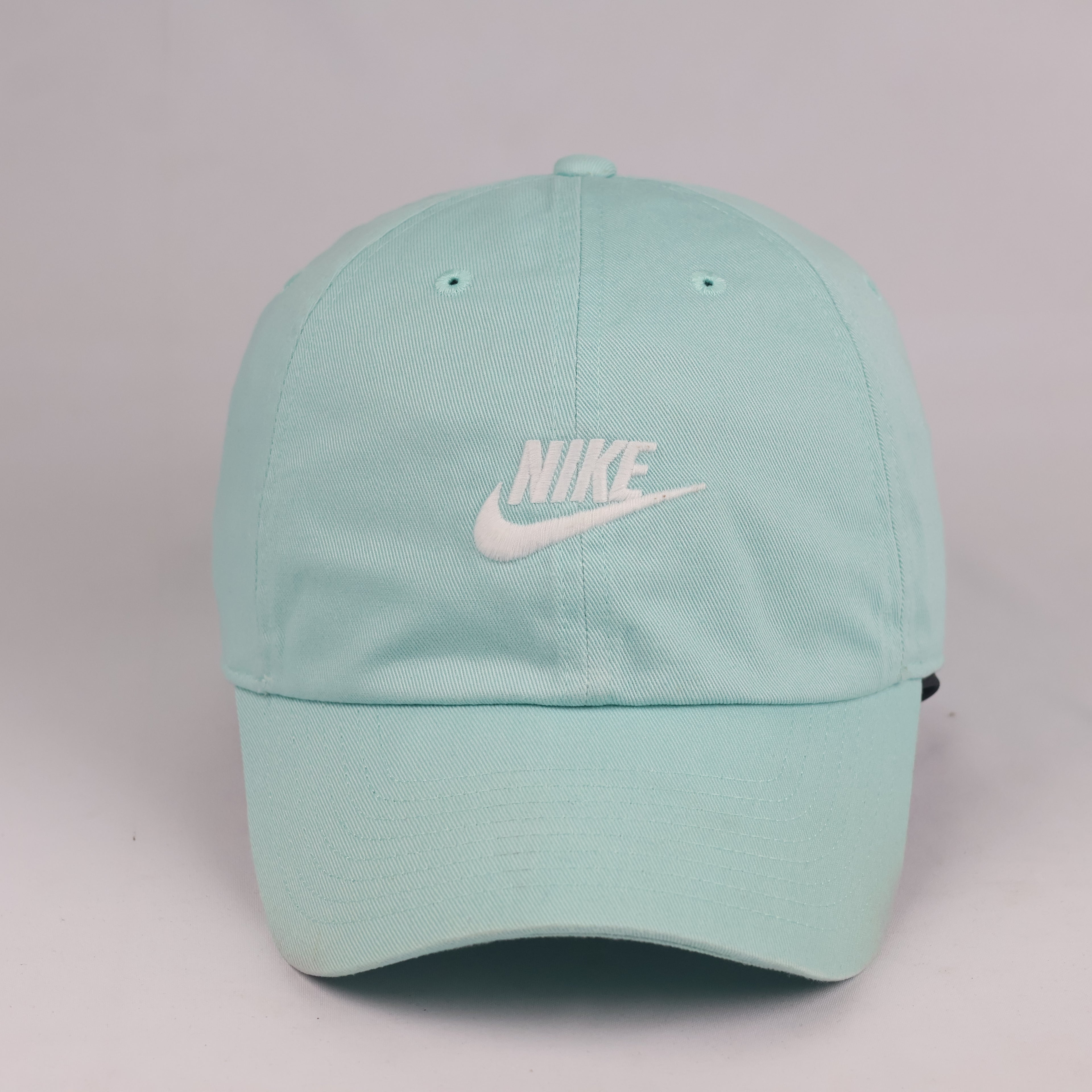 Vintage Nike Heritage 86 Mint Green Hat | Thrifted Pastel Swoosh Dad Cap