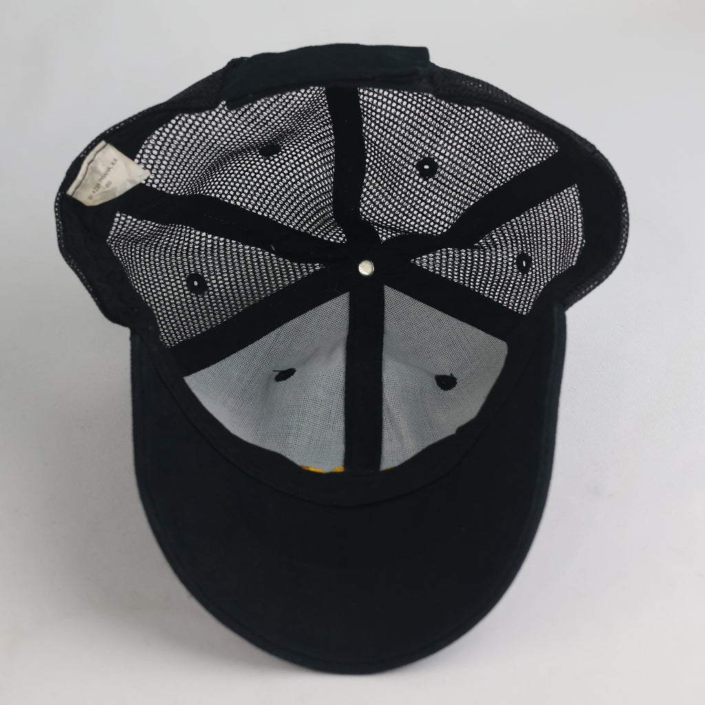 Thrifted Czech Police Policie Yellow Embroidered Mesh Cap (Size 57–58 cm) | 10835