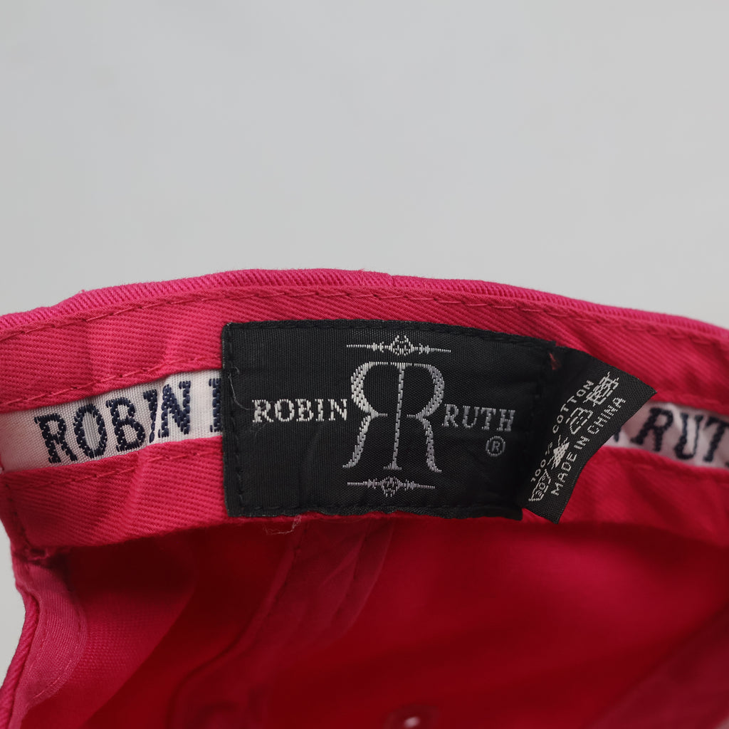 Robin Ruth New York Baseball Cap - Thrifted Hot Pink Cotton Travel Souvenir Hat