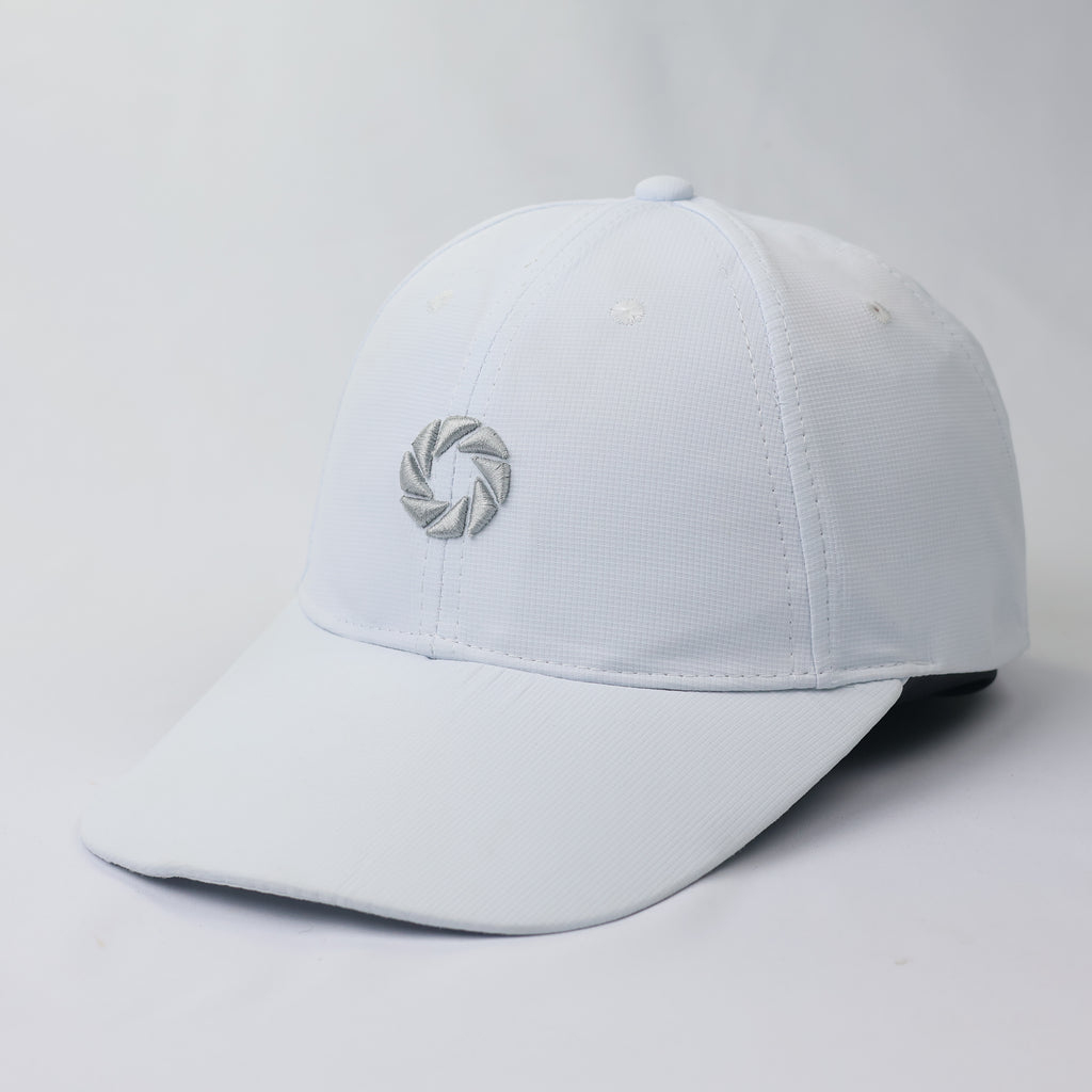 Backtee x Jyske Bank Technical White Performance Golf Thrifted Cap