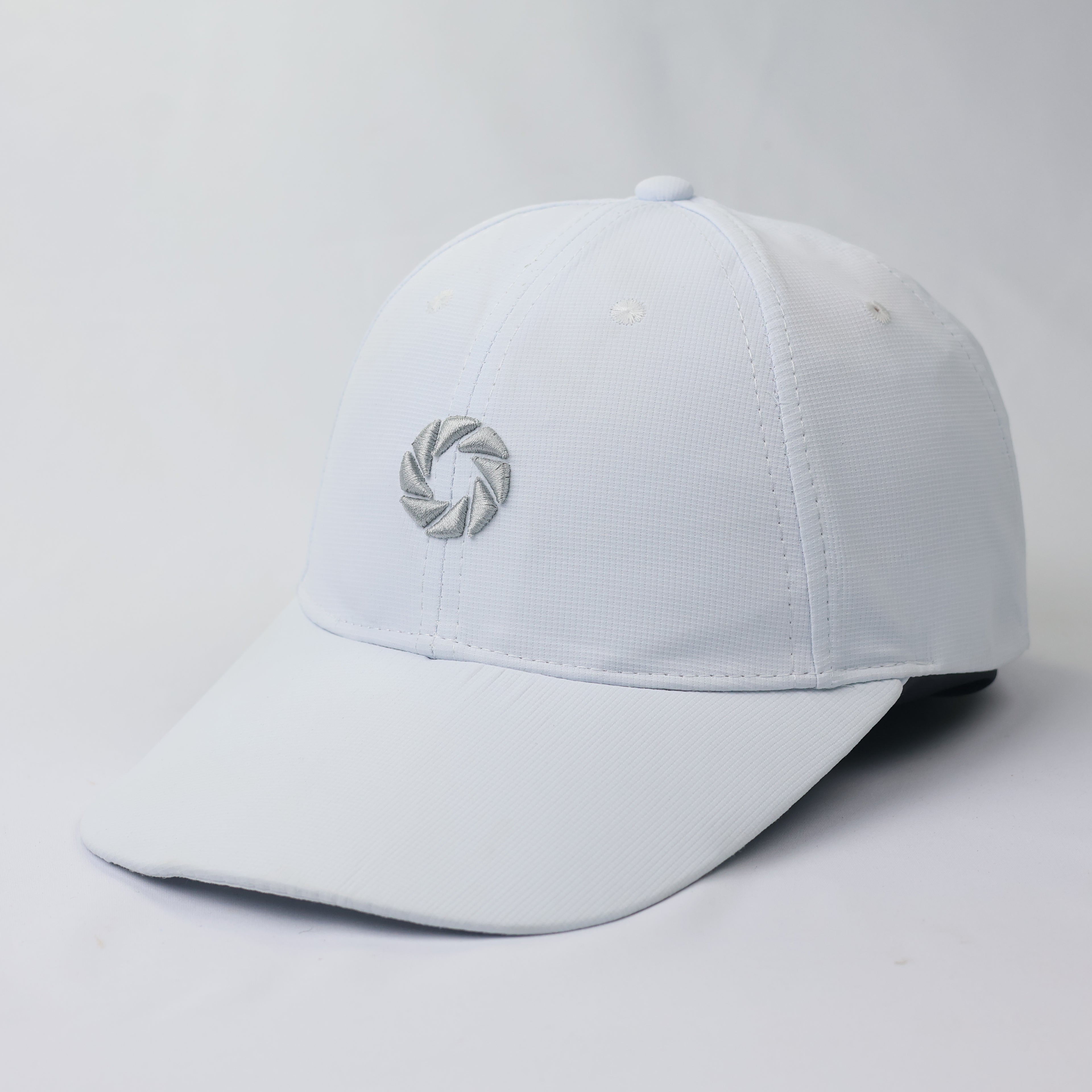 Backtee x Jyske Bank Technical White Performance Golf Thrifted Cap