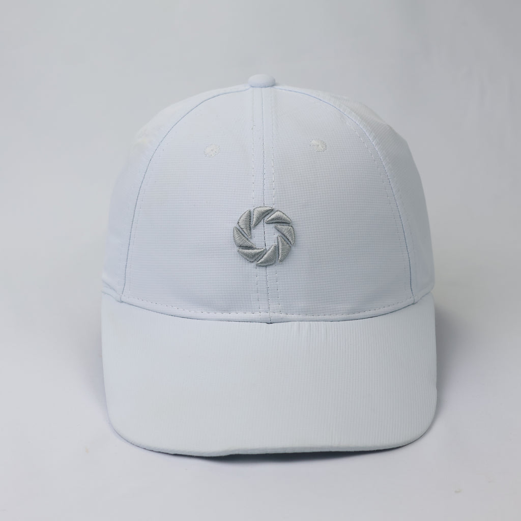 Backtee x Jyske Bank Technical White Performance Golf Thrifted Cap
