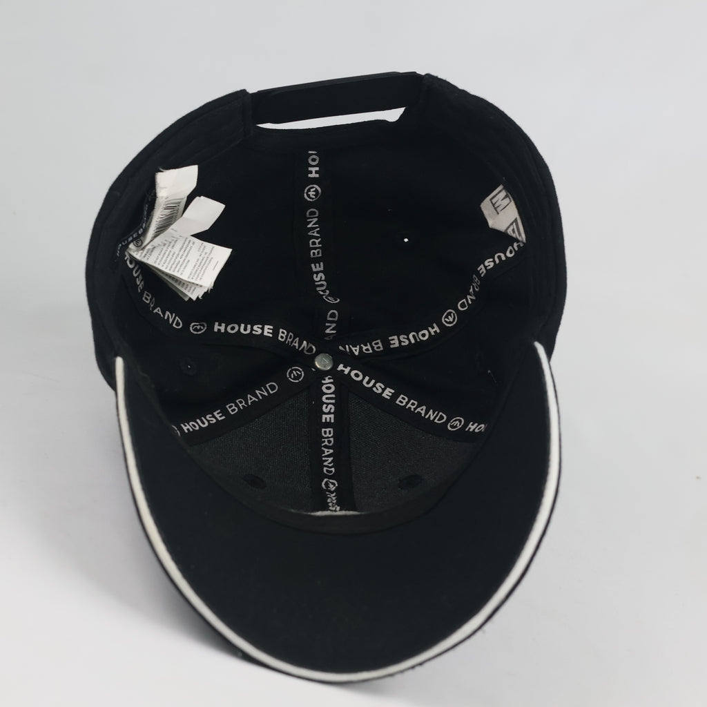 Vintage Marvel Globe Snapback Hat | Thrifted Black Red Comic Box Logo Cap