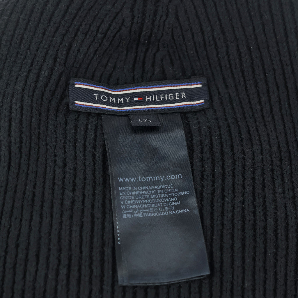Tommy Hilfiger Essential Ribbed Thrifted Beanie - One Size Adult Warm Cap