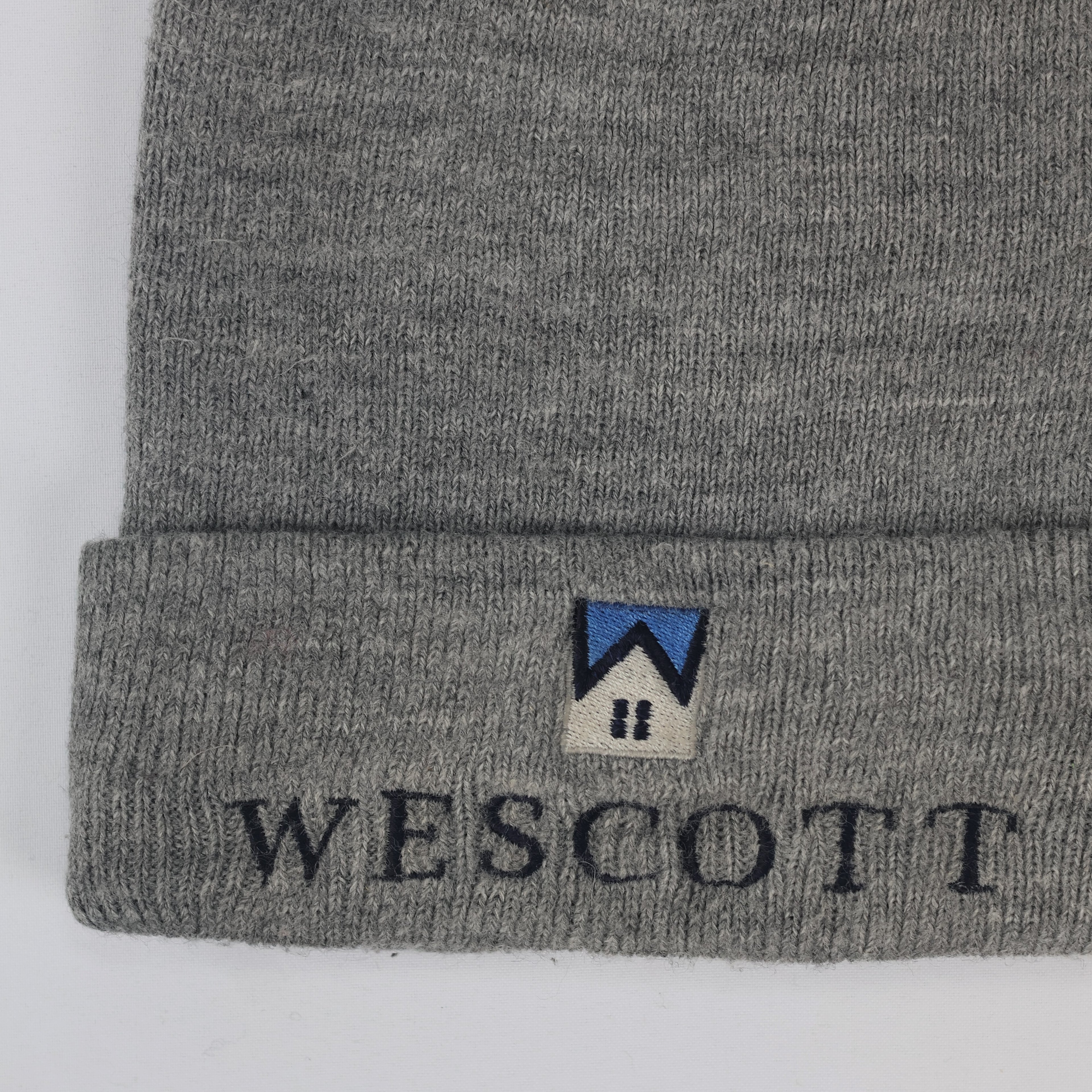 Carhartt Adult Unisex Heather Grey Knit Thrifted Beanie - Wescott Corporate Edition