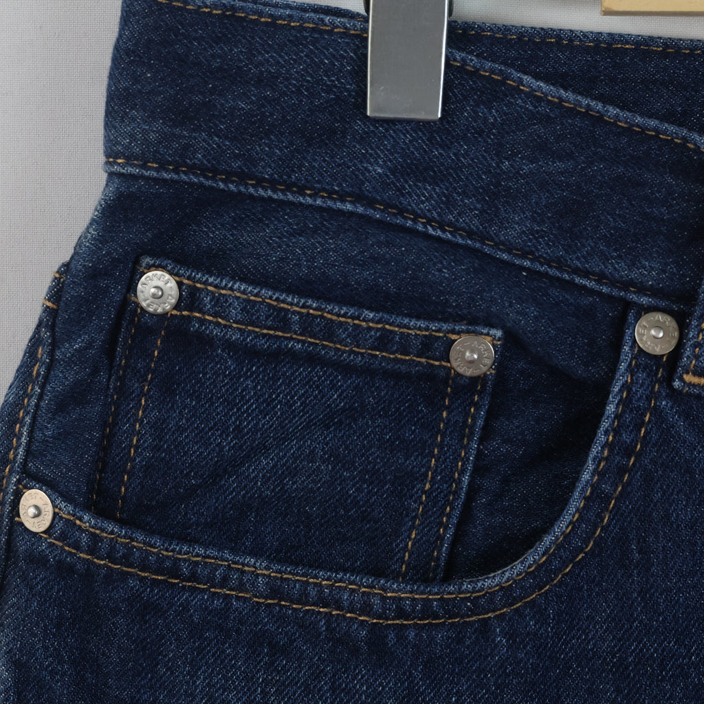 Thrifted Arket Park Men's Deep Indigo Blue Jeans 34 Waist/ J1048