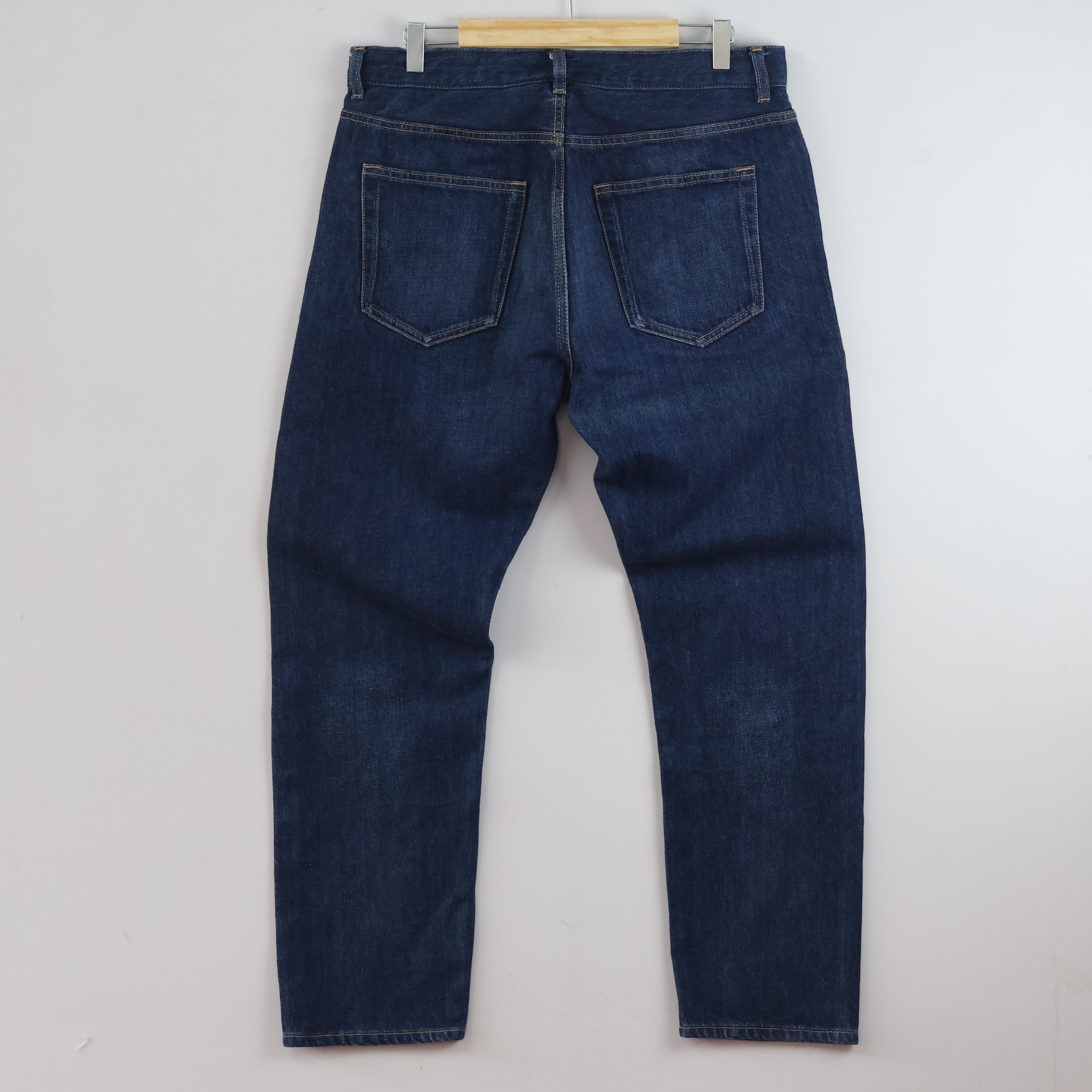 Thrifted Arket Park Men's Deep Indigo Blue Jeans 34 Waist/ J1048