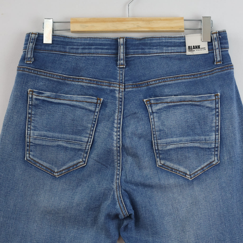 Classic Blue Denim Jeans by Blank Premium - 30 Inch Waist/ J1047