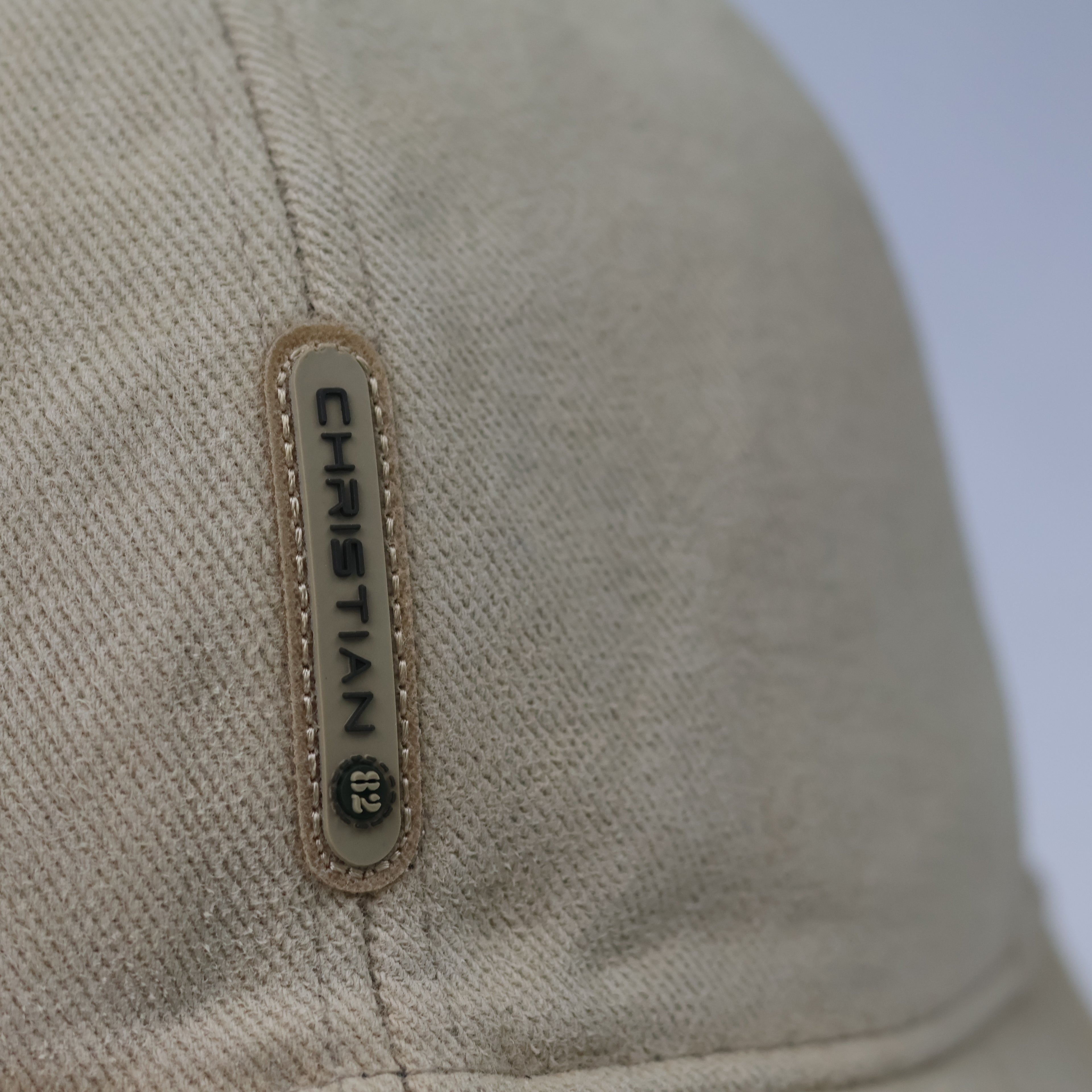Premium Tan Canvas Dad Thrifted Hat - Christian Daniel Since 1984