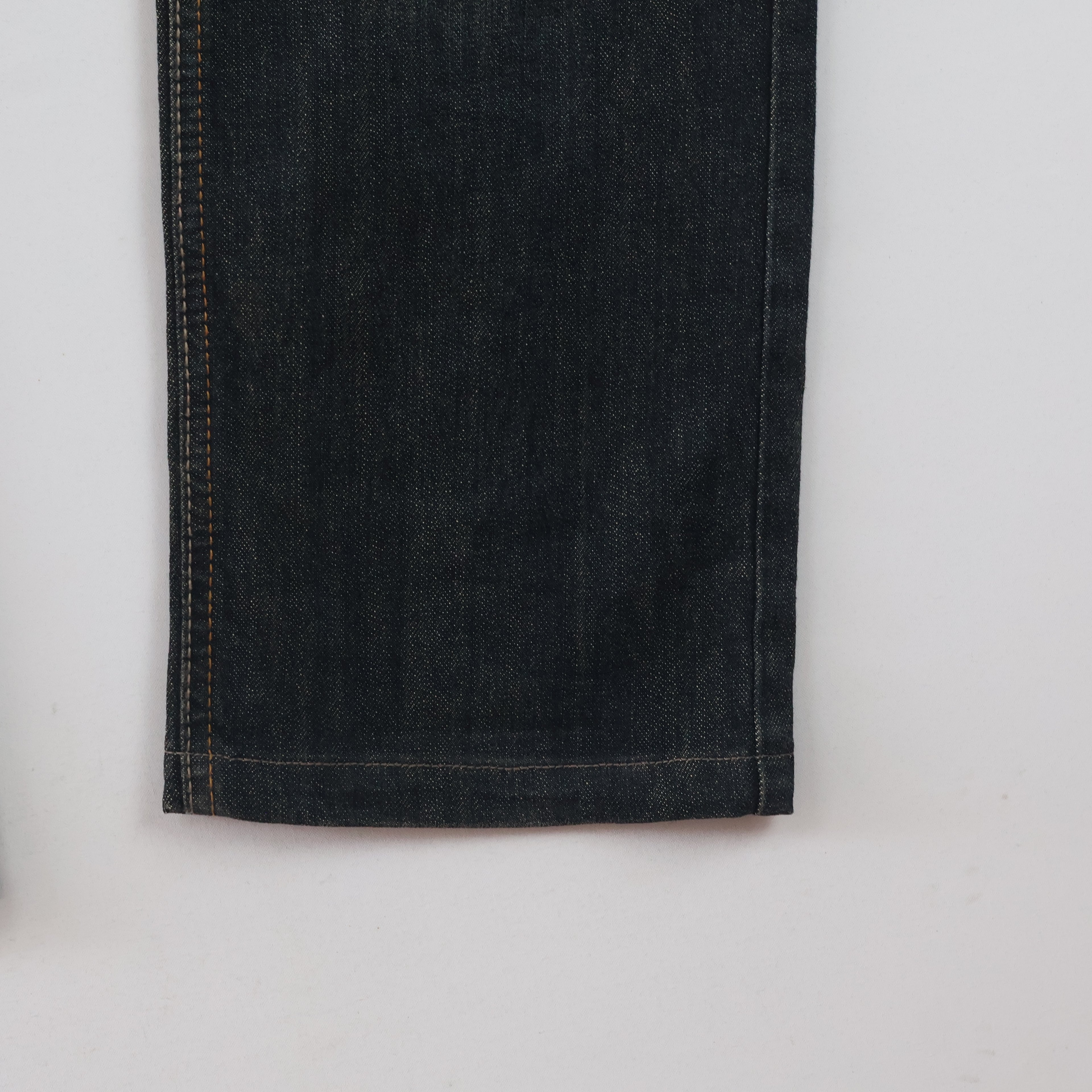 Thrifted Vintage Get Used Denim Jeans - Dark Wash Slim Fit - Size 32/ J1046