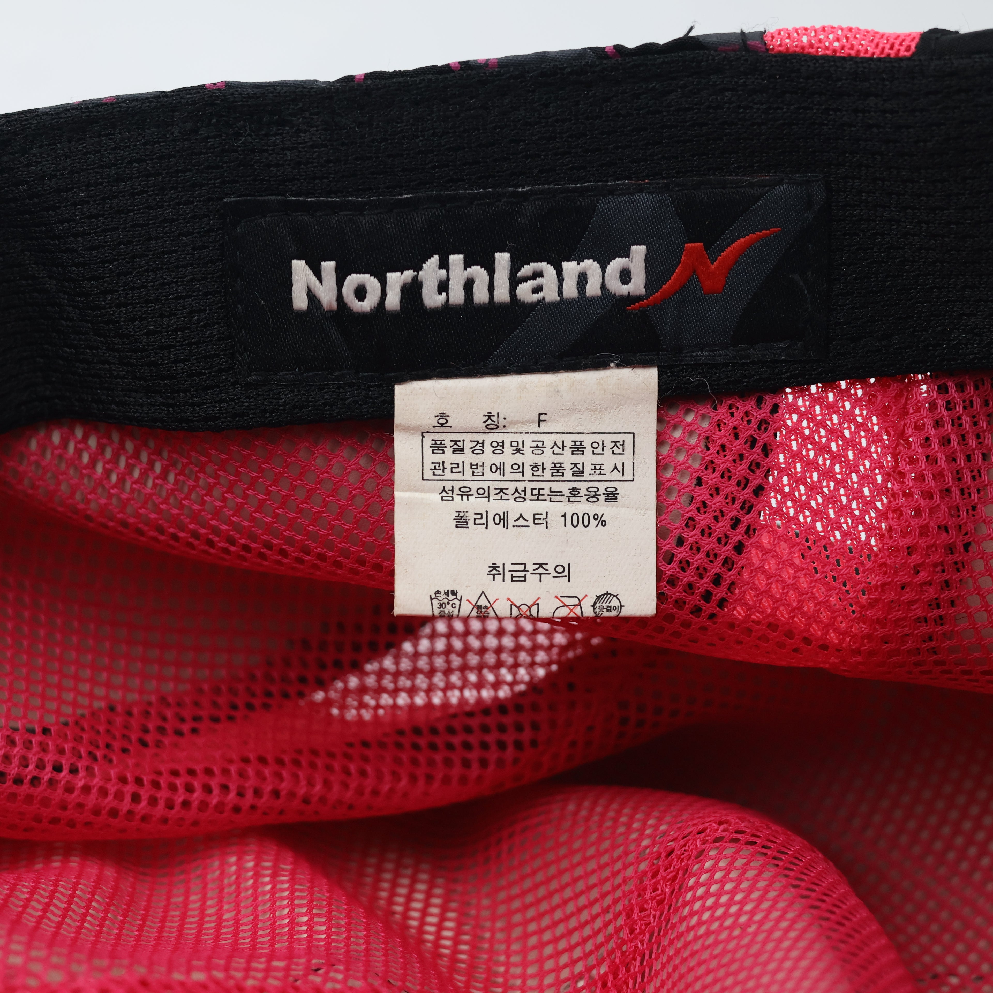 Northland Professional Outdoor Running Thrifted Cap - Red & Black Technical Hat