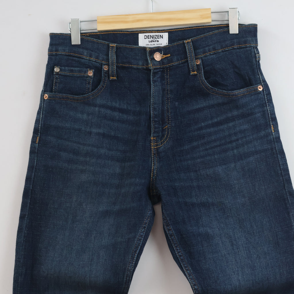Thrifted Denizen Levi's 286 Slim Taper Jeans - 30 Inch Waist/ J1050