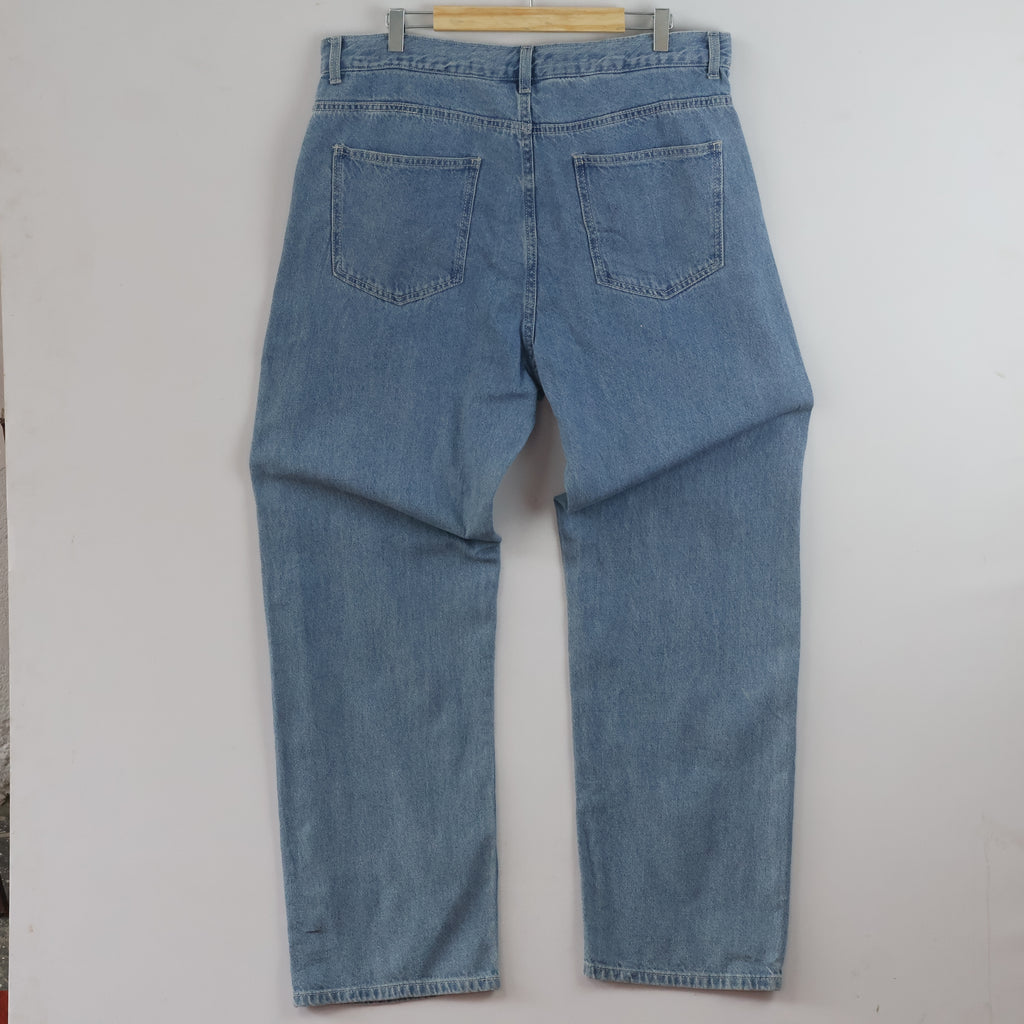 Thrifted Vintage 8 Seconds Light Blue Denim Jeans - 45 Inch Length/ J1039