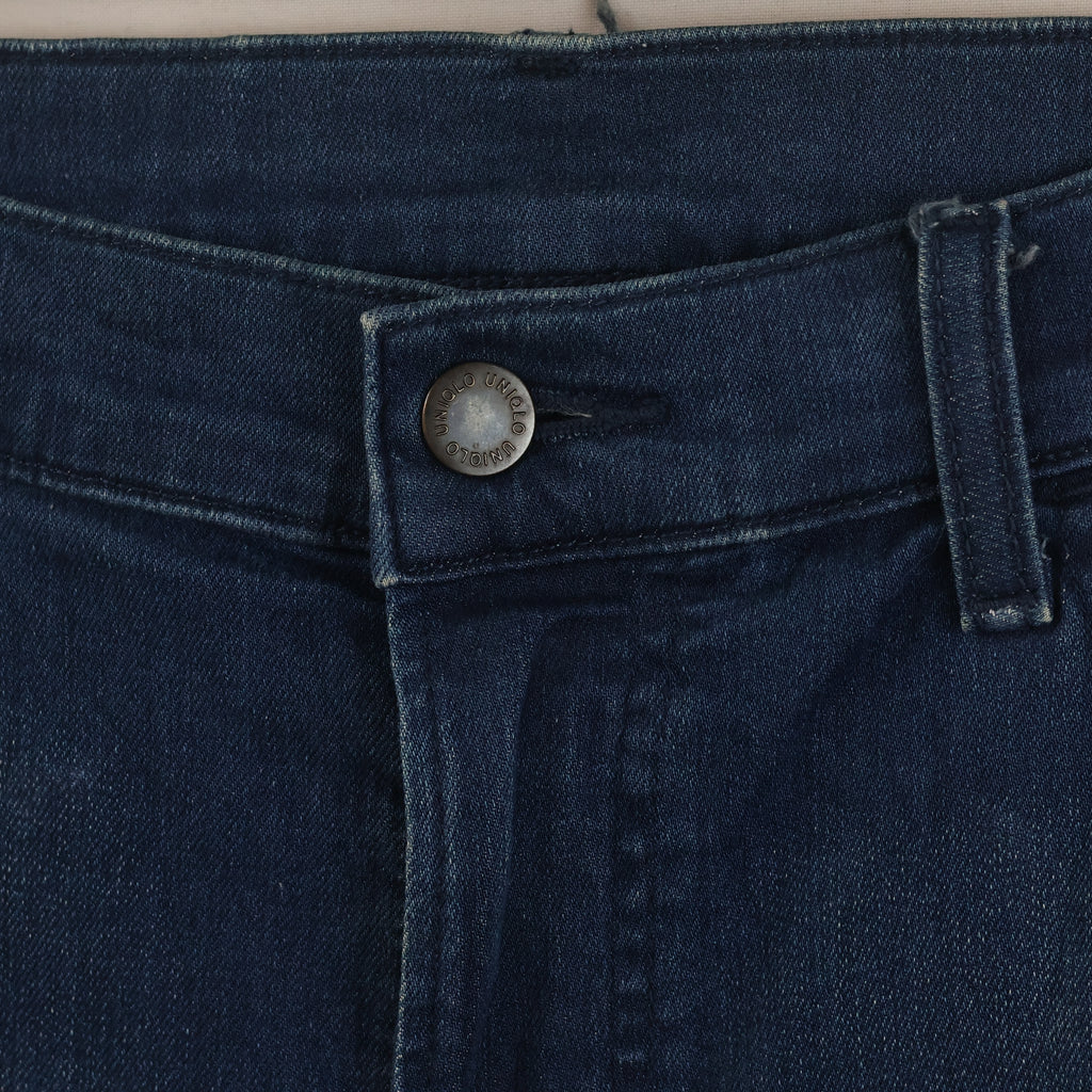 Classic Uniqlo Blue Denim Jeans - 43 Inch Length - Size 34-36/ J1052