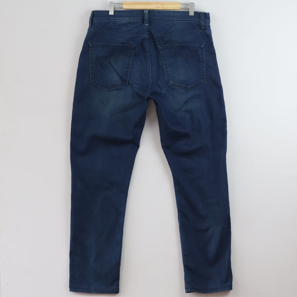 Classic Uniqlo Blue Denim Jeans - 43 Inch Length - Size 34-36/ J1052