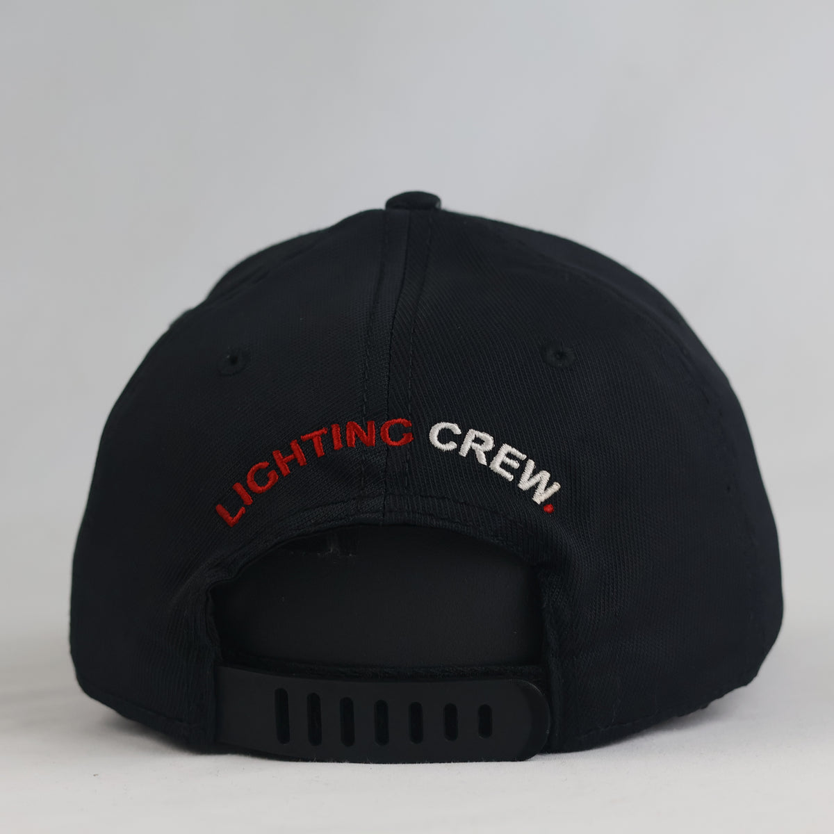 Thrifted Robe Black Dry-Tech Lighting Crew Snapback Cap (Size 57–58 cm)  |10859
