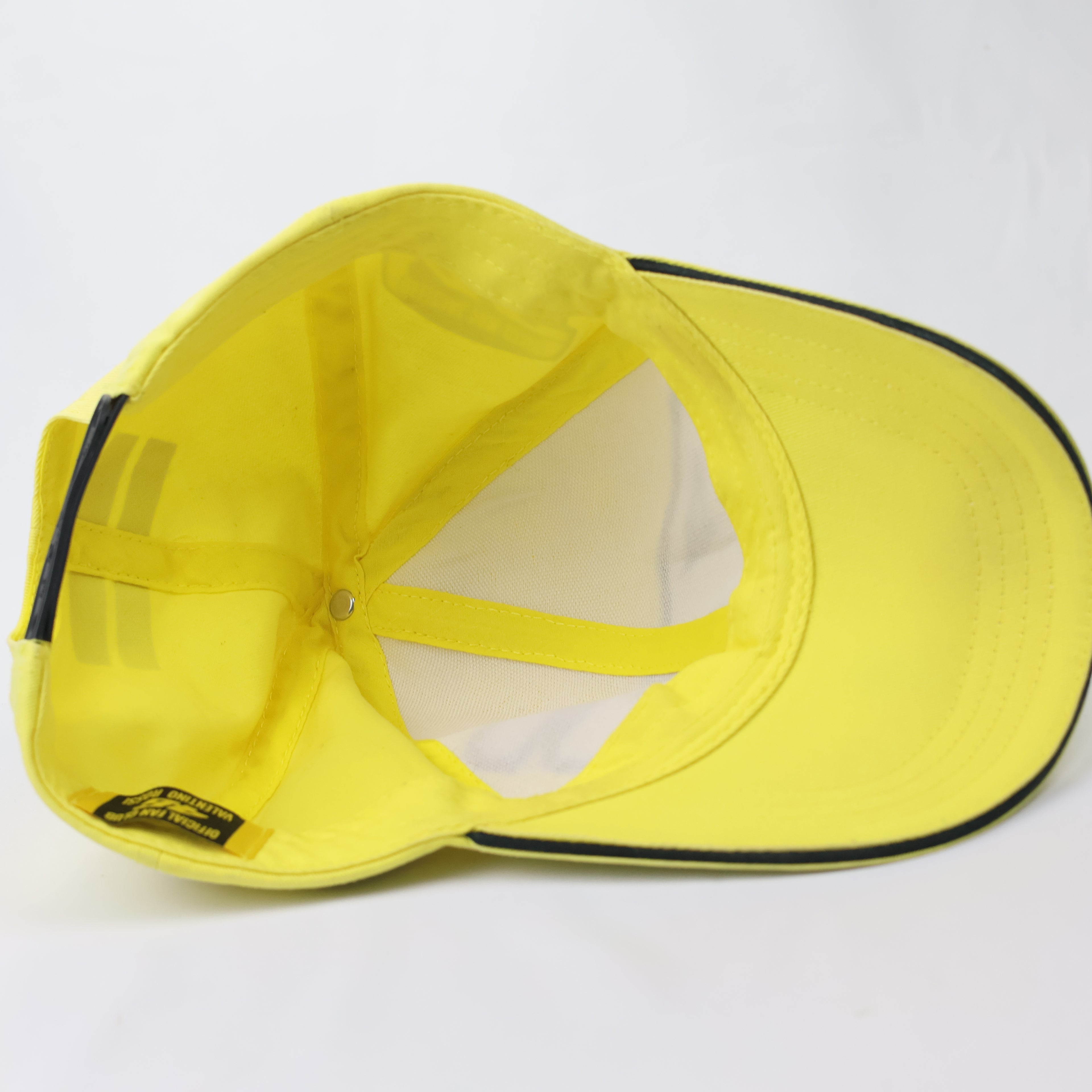 Official Valentino Rossi VR46 Fan Club Thrifted Cap - Neon Yellow Moto GP Hat