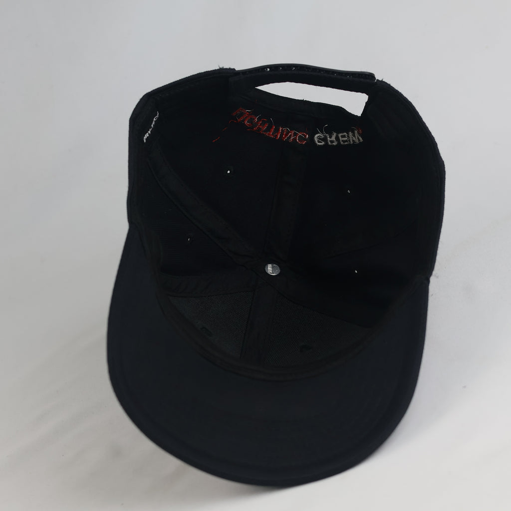 Thrifted Robe Black Dry-Tech Lighting Crew Snapback Cap (Size 57–58 cm)  |10859
