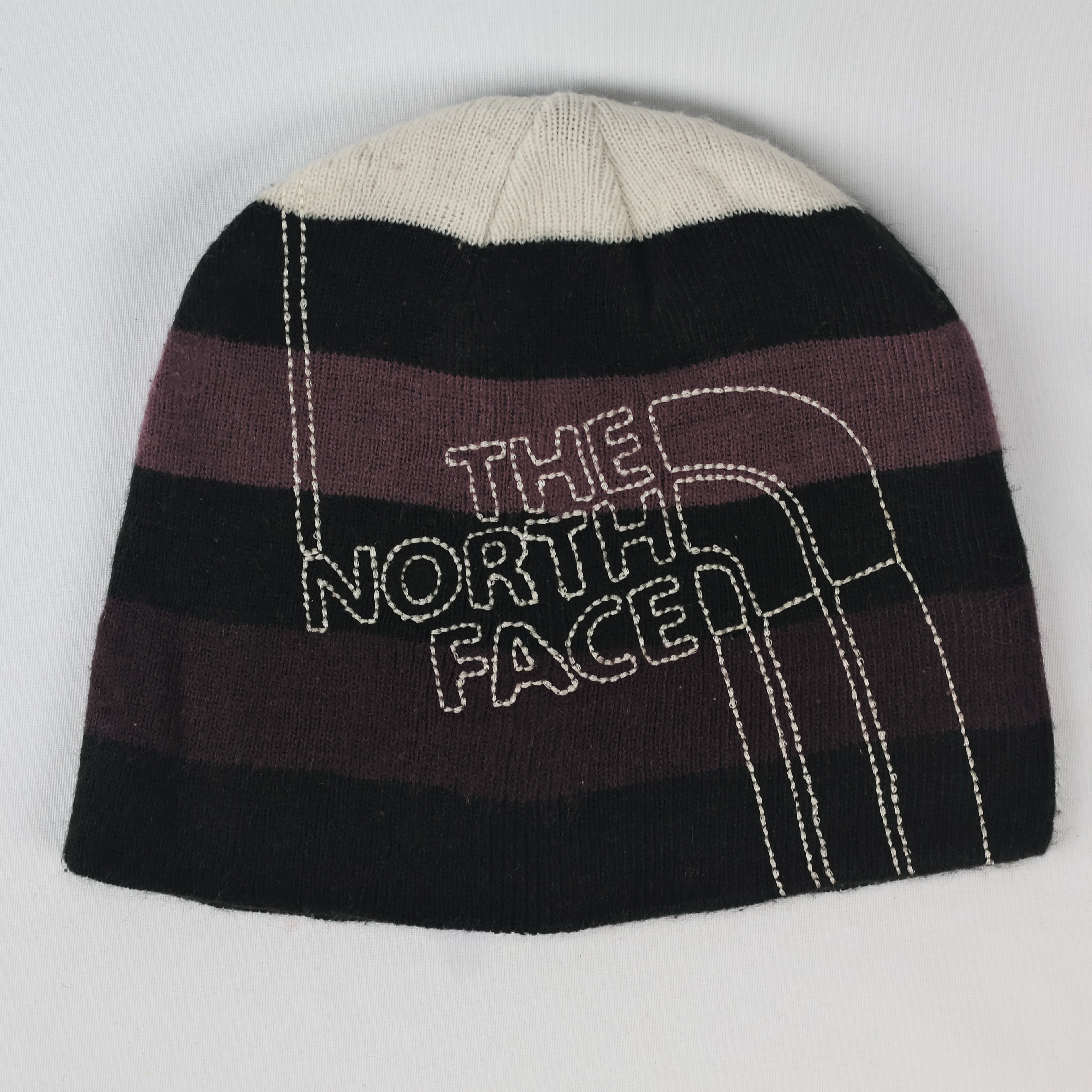 Authentic The North Face Large Embroidered Logo Thifted Beanie - Adult One Size