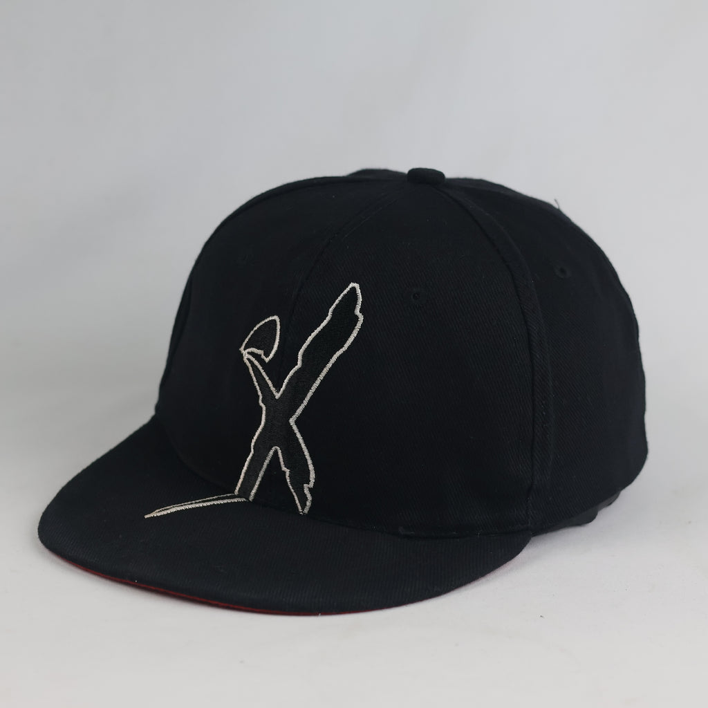 Thrifted Karlsberg Mixery Black & Red Fitted Flat Brim Cap (Size 57–58 cm) | 10838