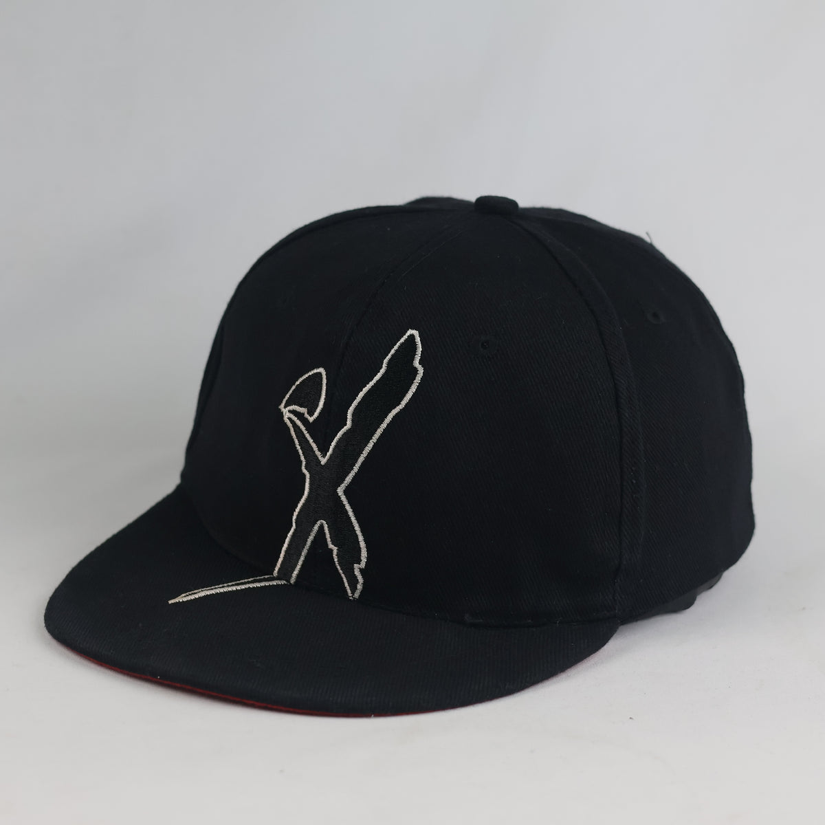 Thrifted Karlsberg Mixery Black & Red Fitted Flat Brim Cap (Size 57–58 cm) | 10838