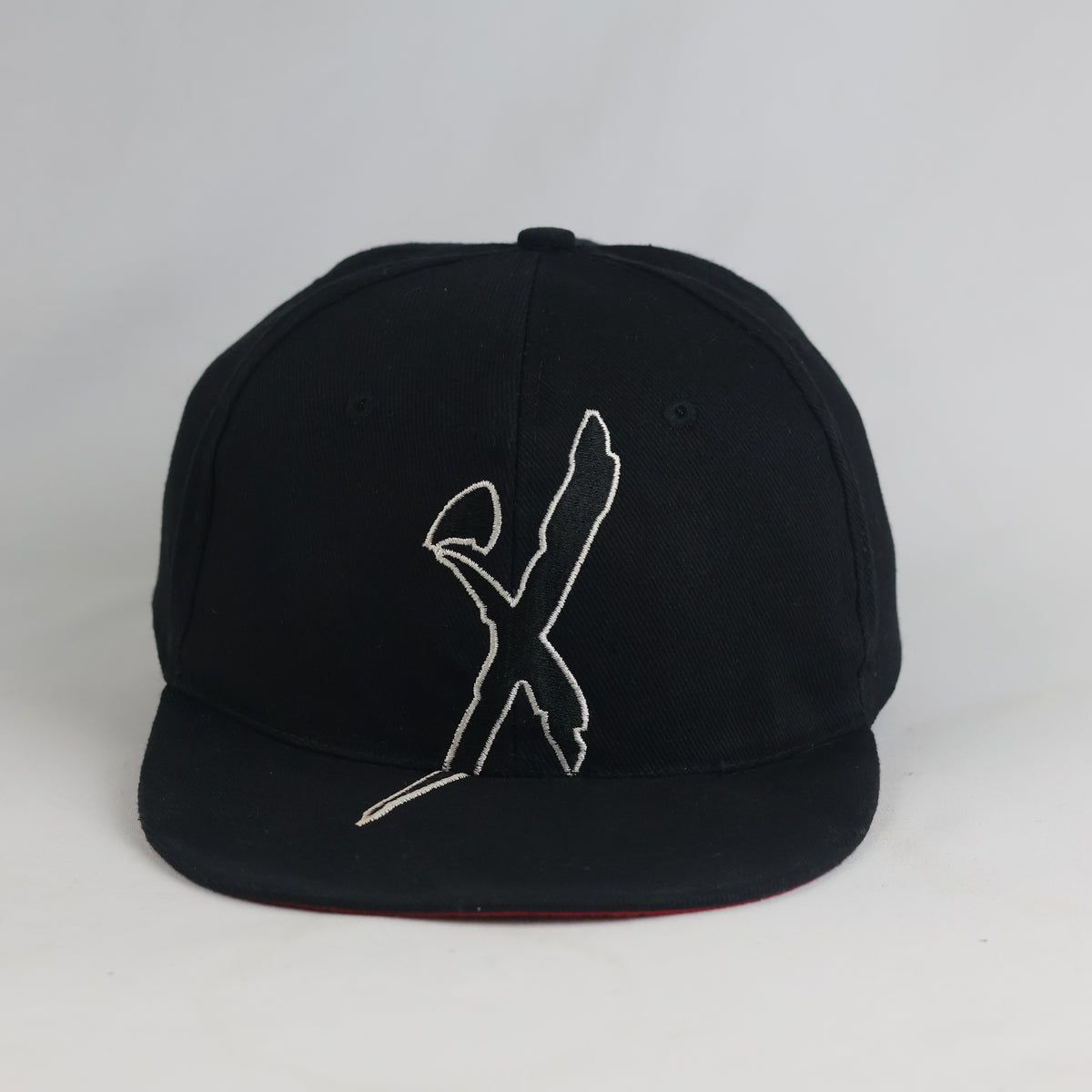 Thrifted Karlsberg Mixery Black & Red Fitted Flat Brim Cap (Size 57–58 cm) | 10838