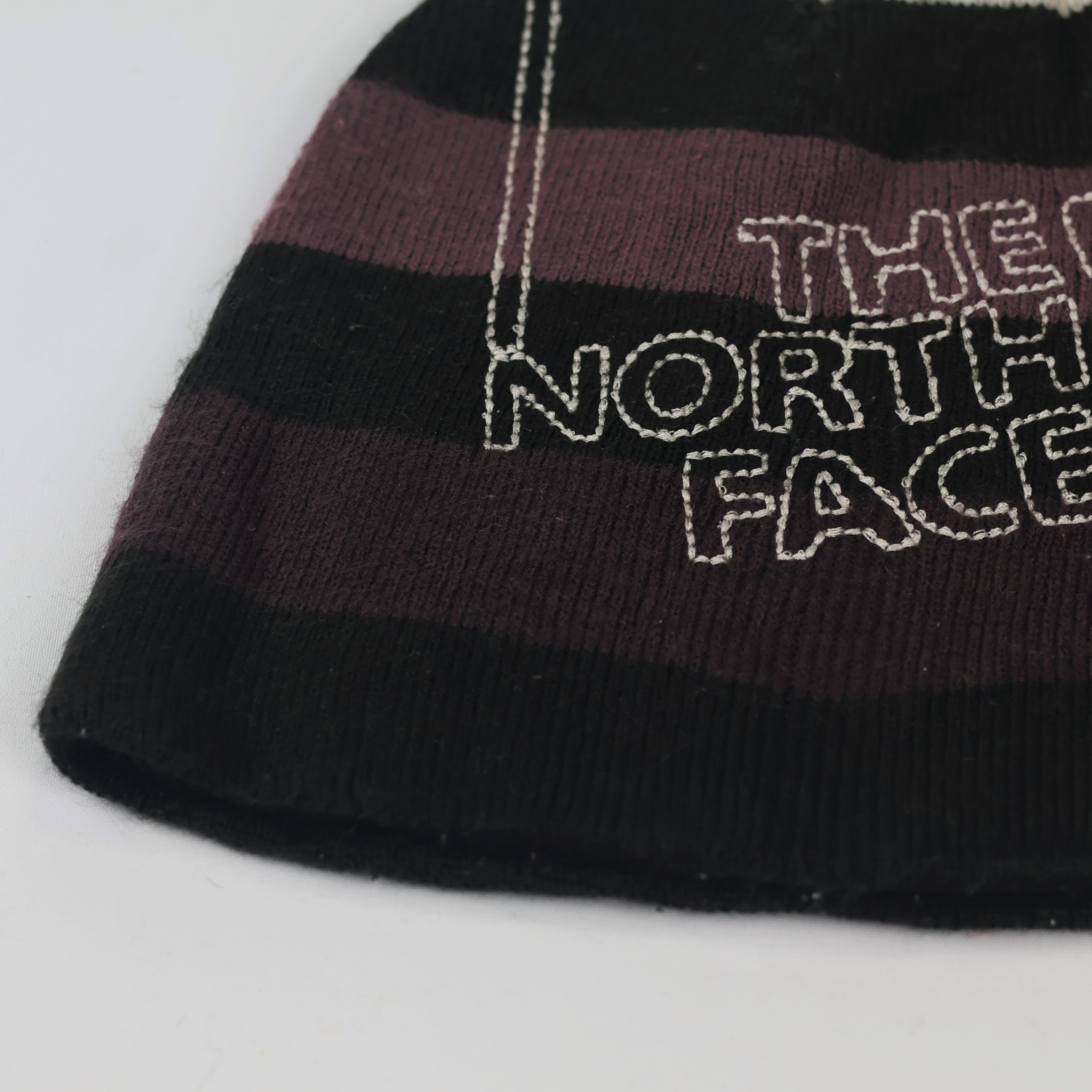 Authentic The North Face Large Embroidered Logo Thifted Beanie - Adult One Size