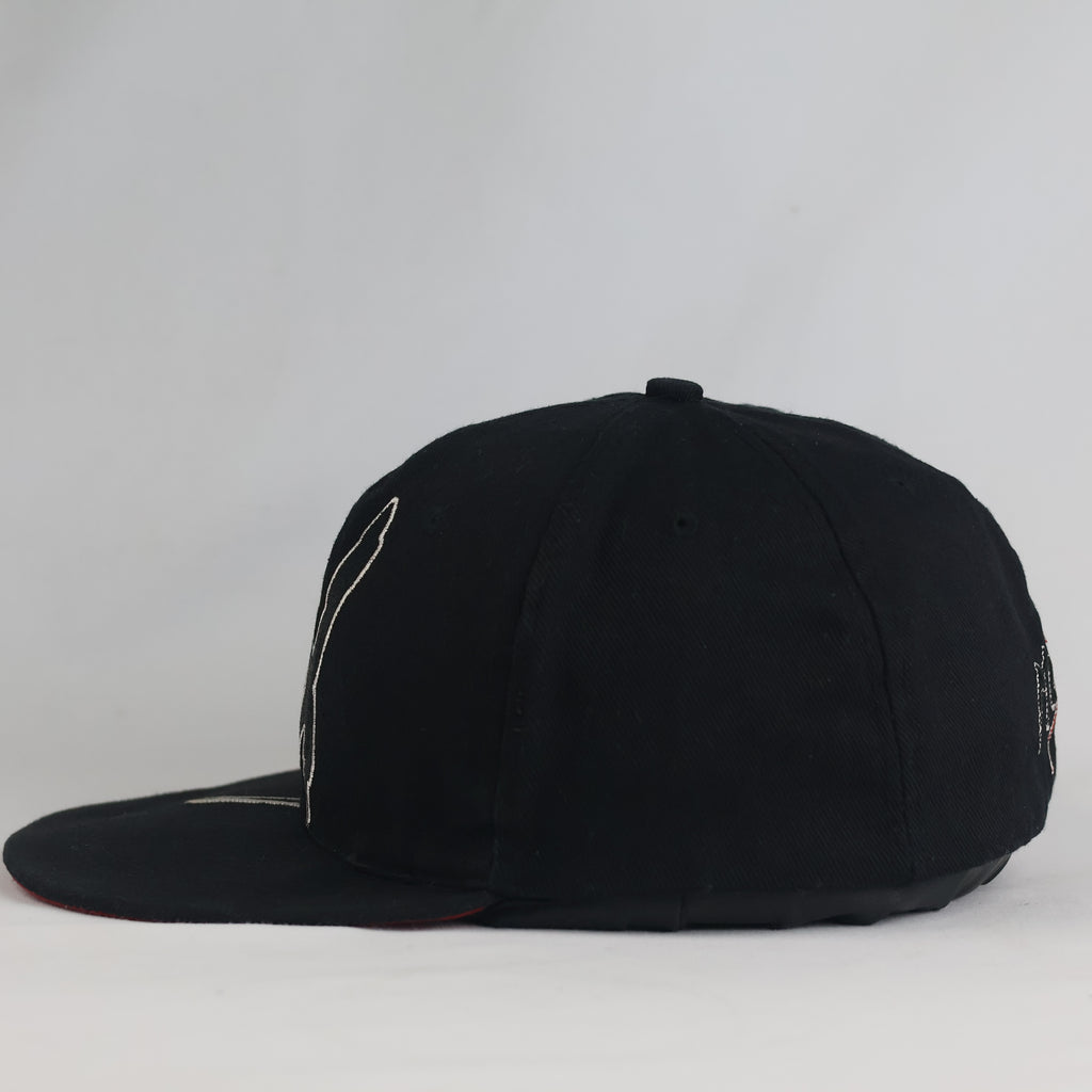 Thrifted Karlsberg Mixery Black & Red Fitted Flat Brim Cap (Size 57–58 cm) | 10838