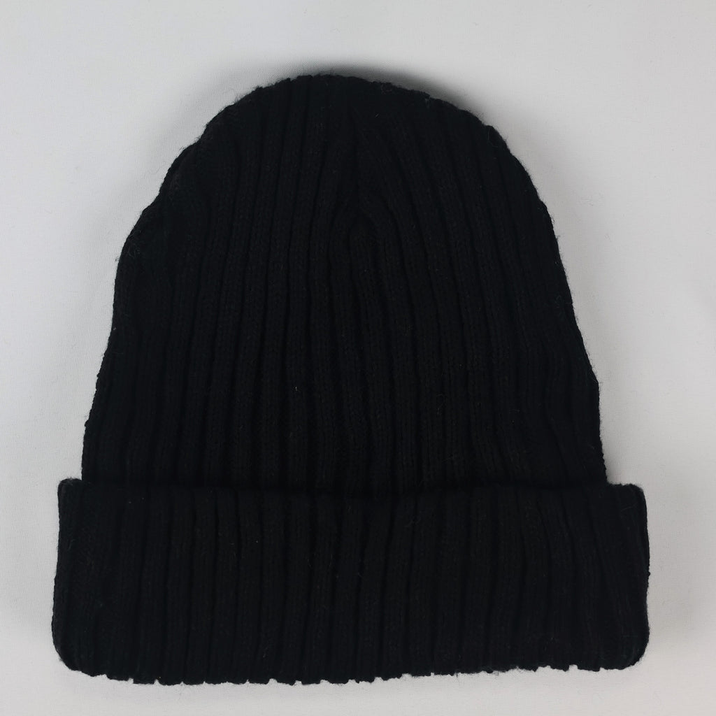 Official New York Yankees Knit Thrifted Beanie - Classic Black Adult Winter Hat