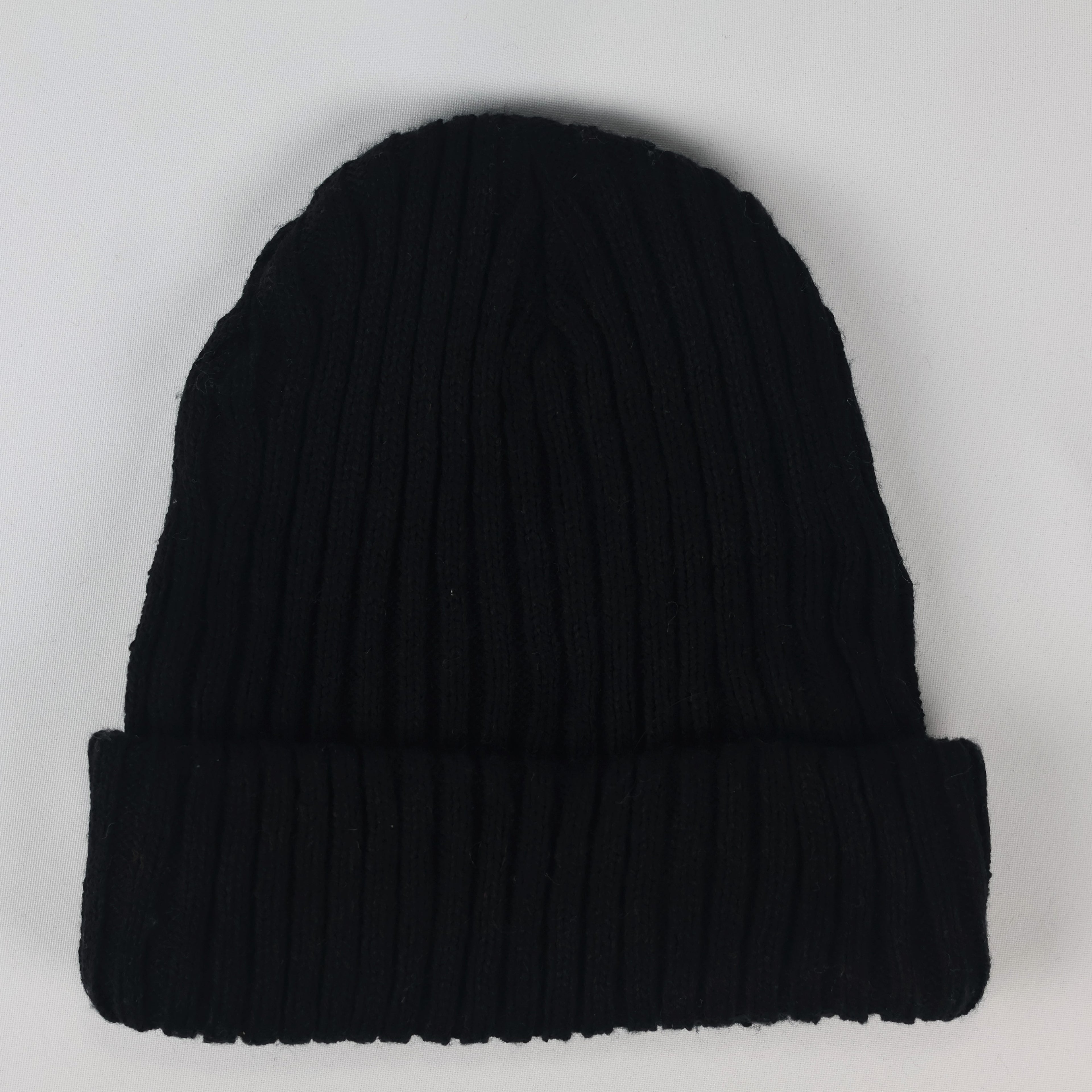 Official New York Yankees Knit Thrifted Beanie - Classic Black Adult Winter Hat