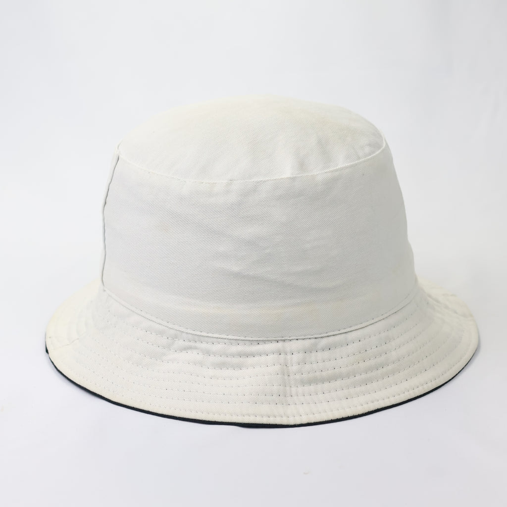 Reversible Black & White Bucket Hat - Chinese Embroidery Design